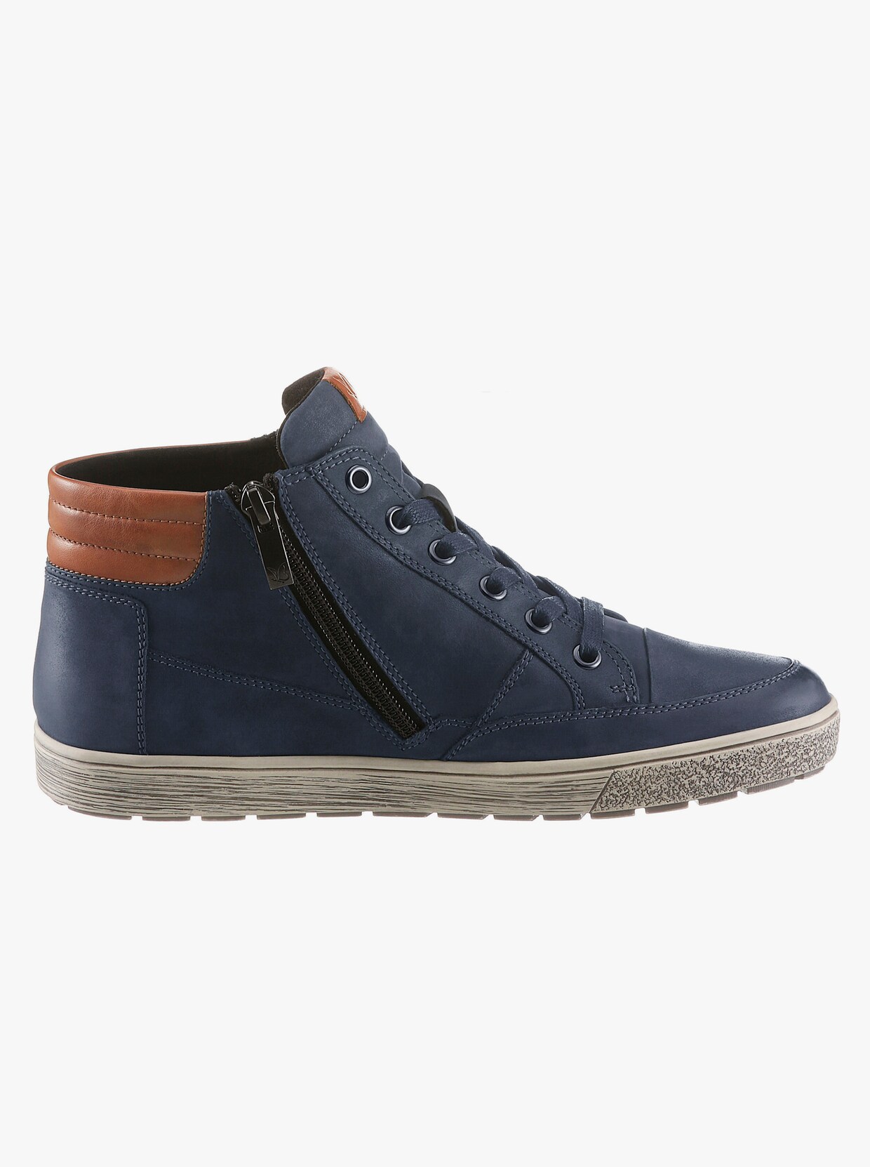 Caprice Schnürstiefelette - jeansblau