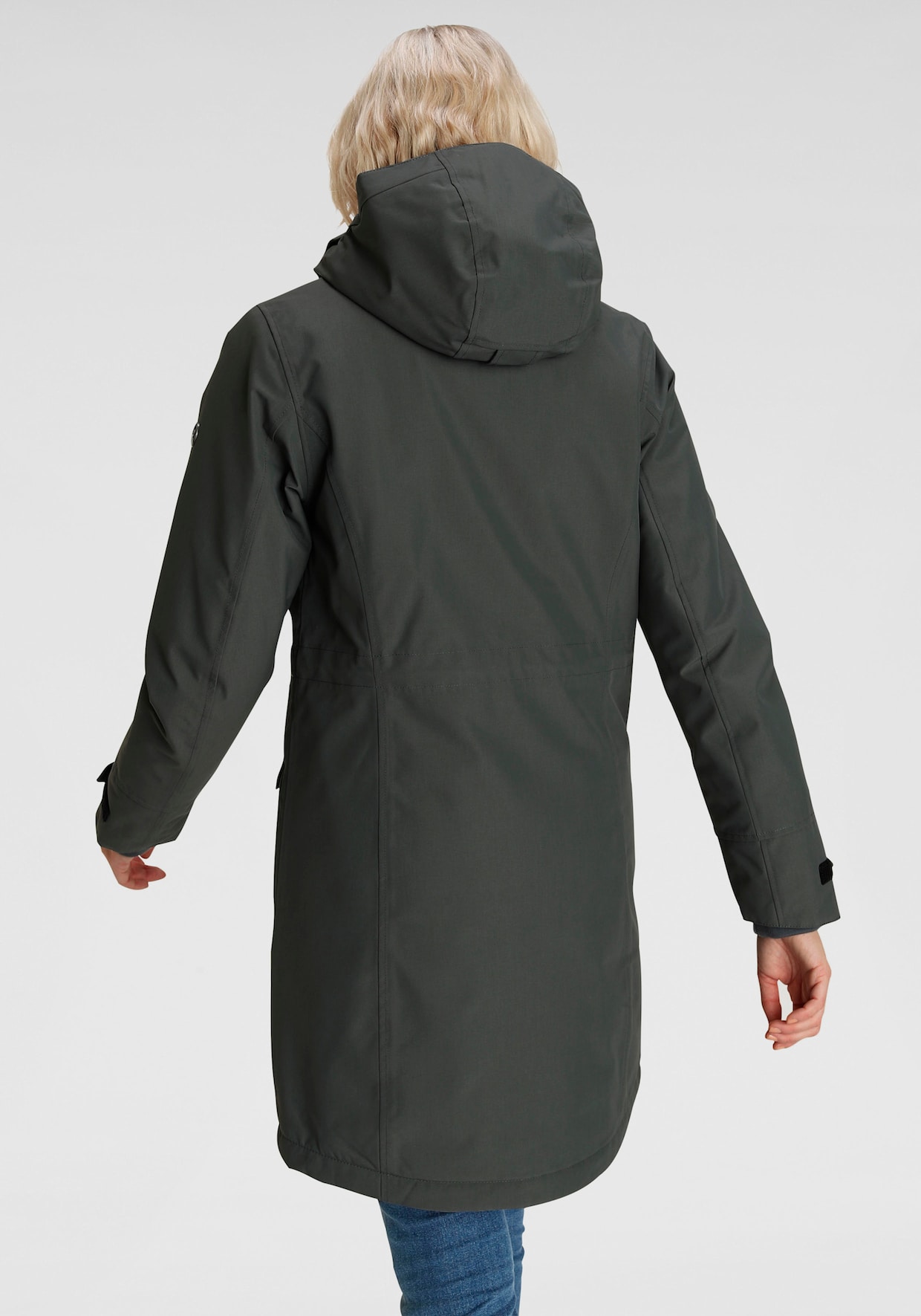 Funktionsparka - dunkelgrün