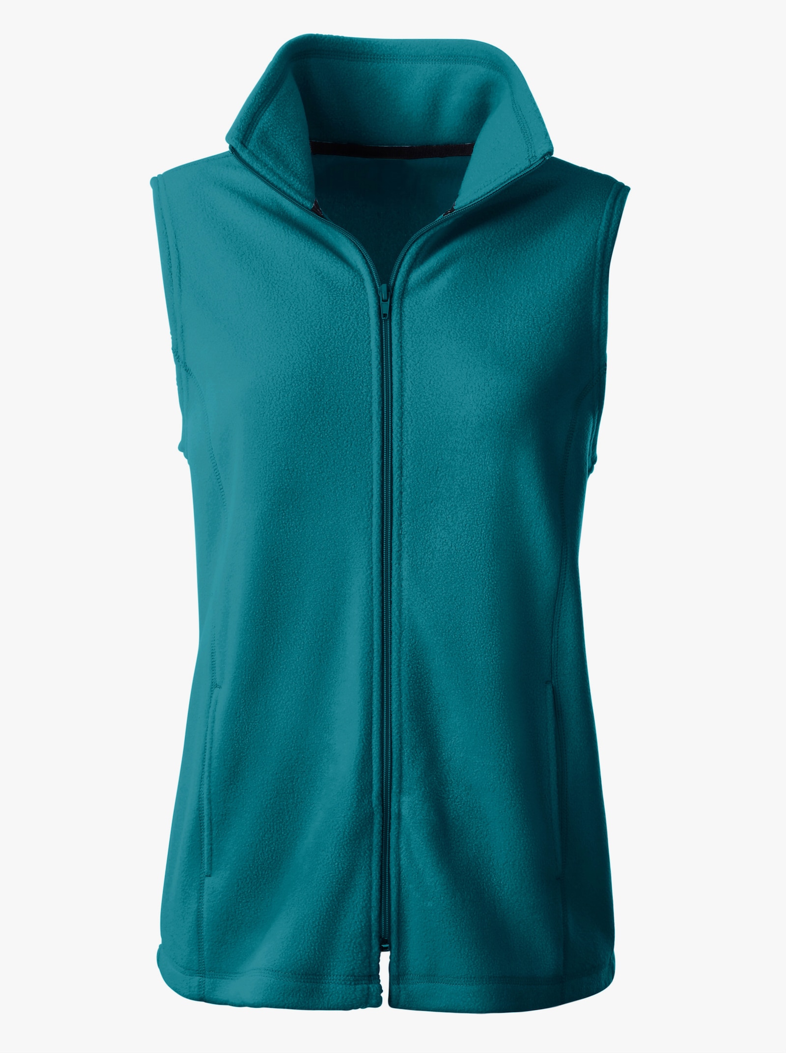 Fleecegilet in antipilling-uitvoering - petrol