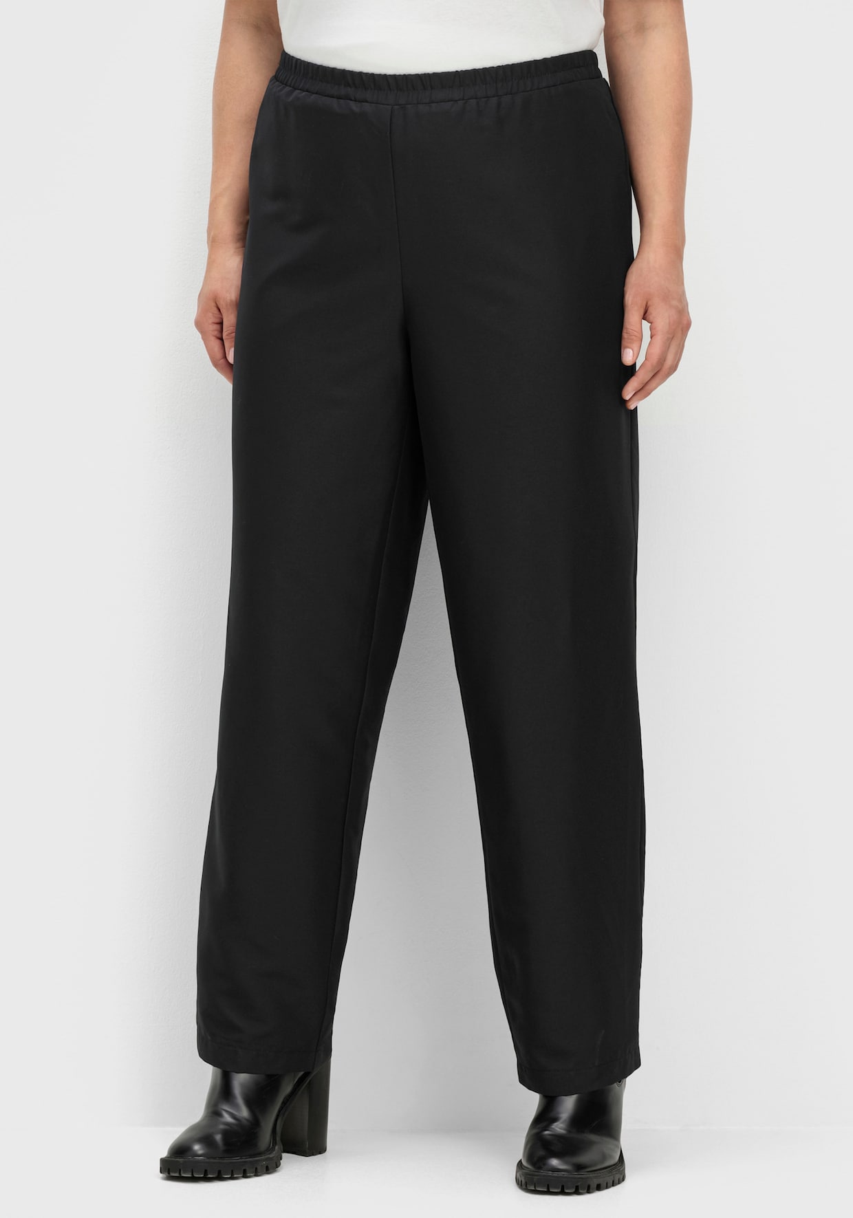 Thermohose mit wärmendem Futter - schwarz