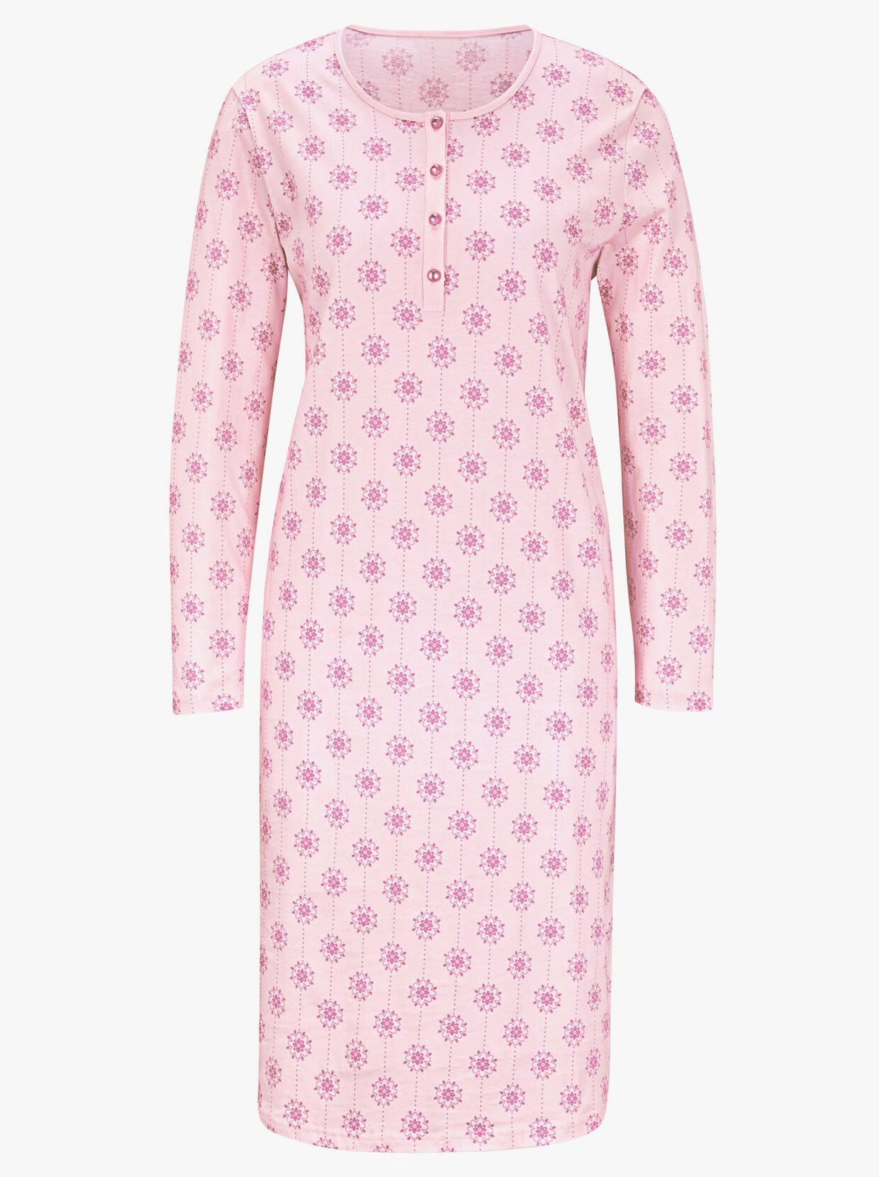 wäschepur Nachthemd - rosé-bedruckt