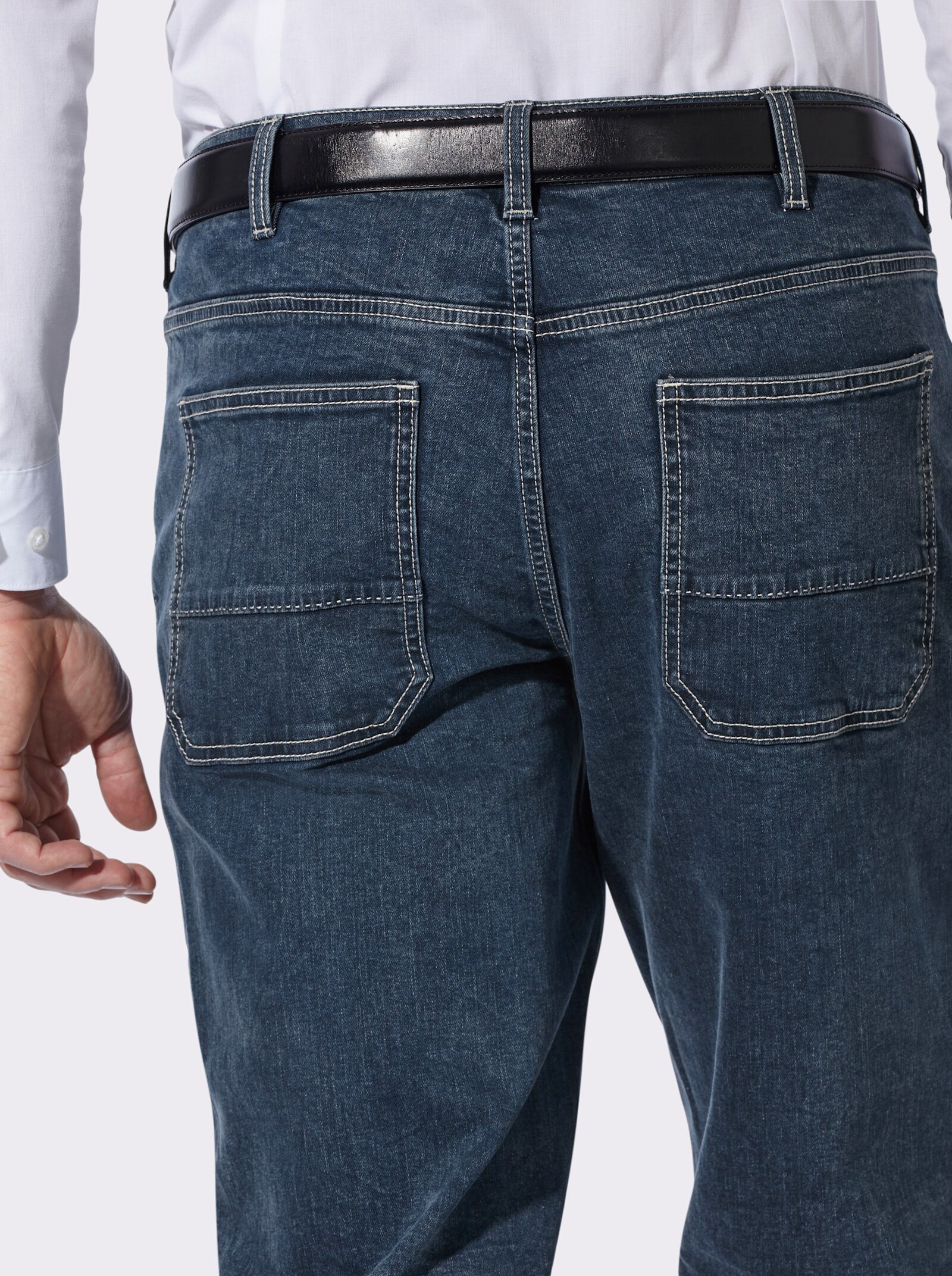 5-Pocket-Jeans mit spezieller Waschung - dark blue