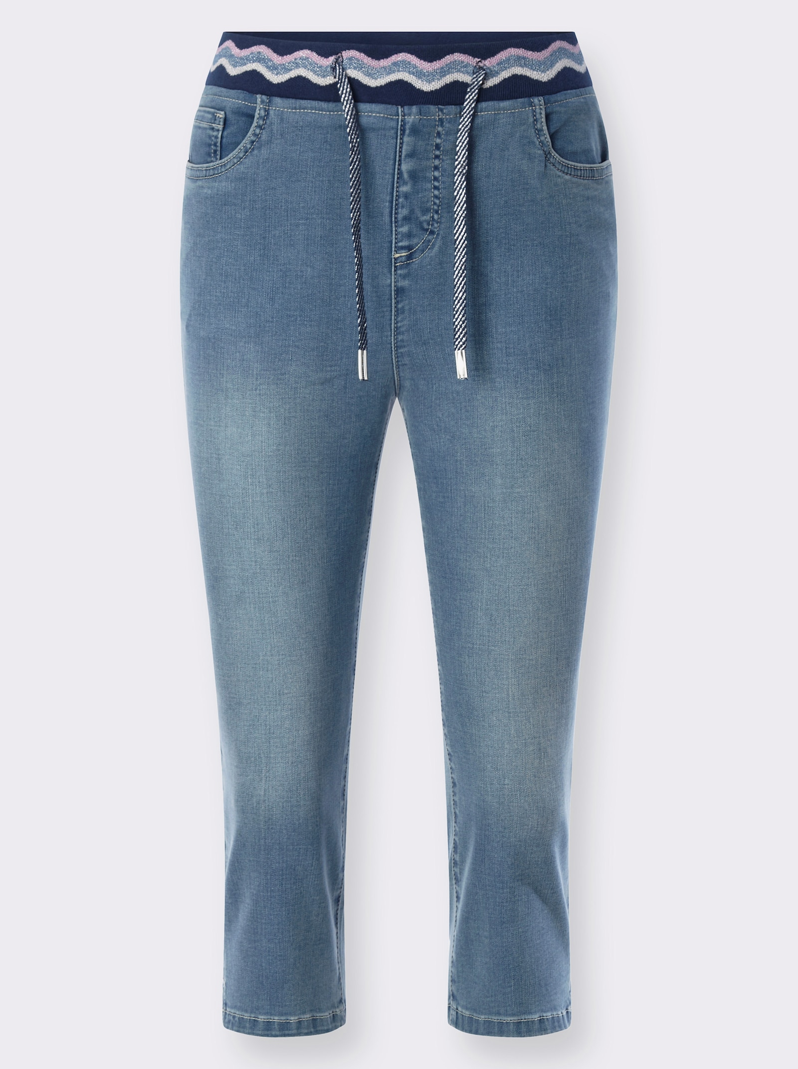 heine Push-up-Jeans zum Reinschlüpfen - blue-bleached