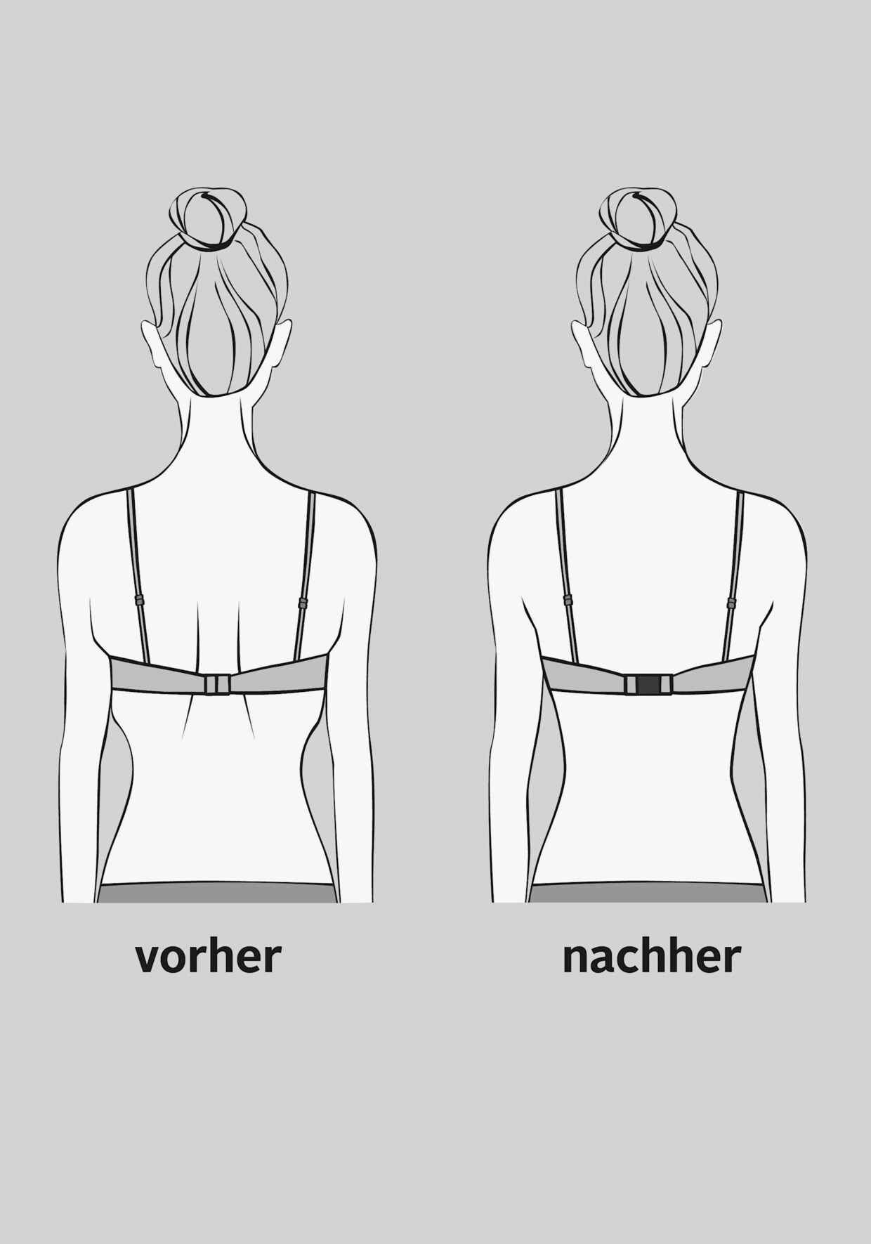 LASCANA BH-Verlängerung - 1x caramel. 1x weiß, 1x schwarz