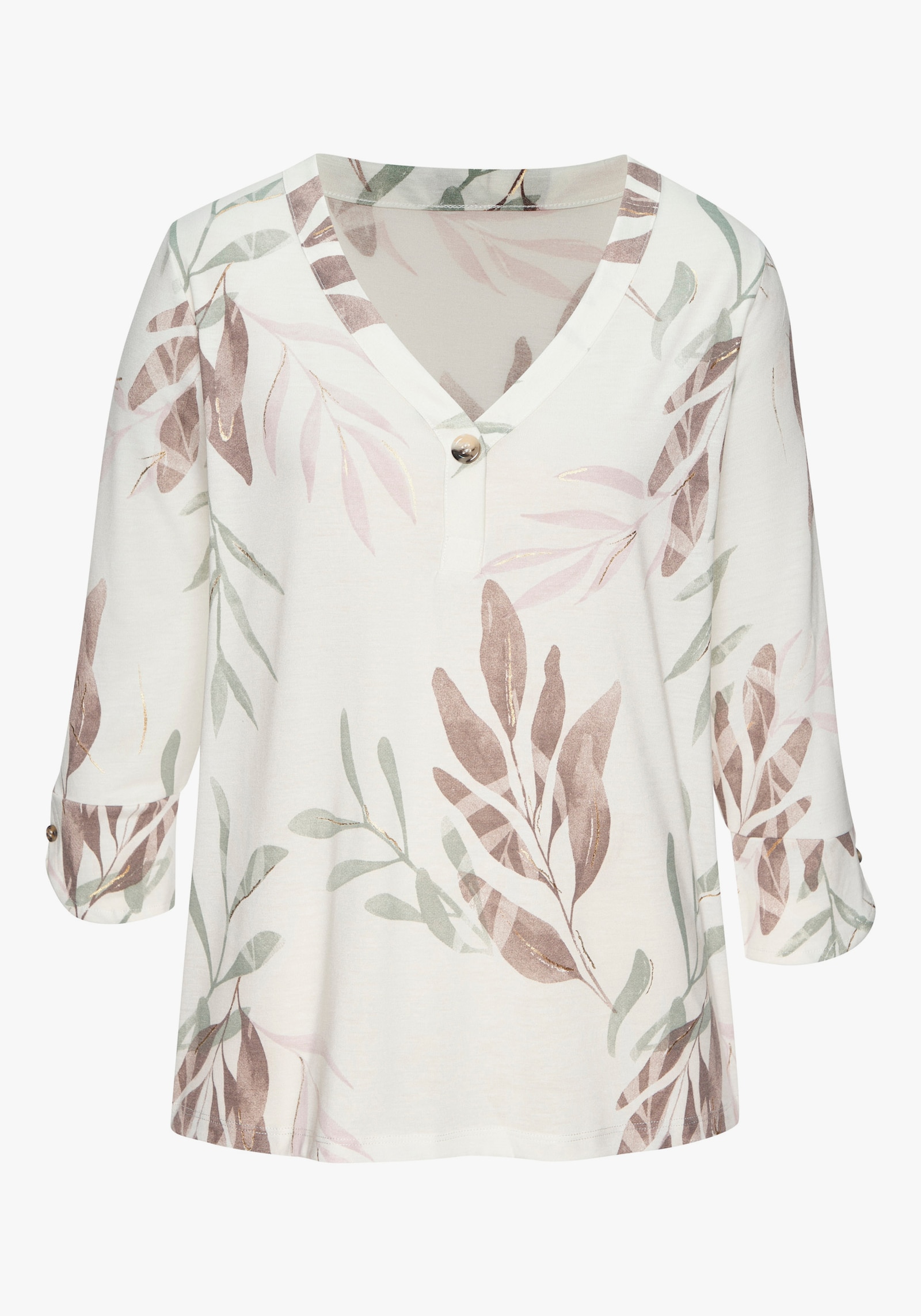 LASCANA T-shirt - crème imprimé