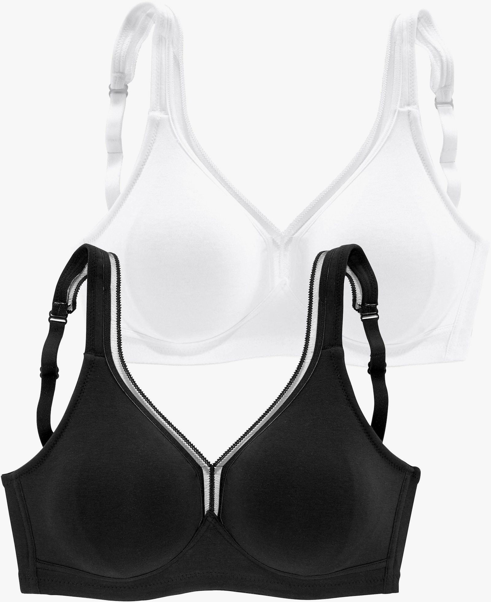 petite fleur T-shirtbeha - zwart+wit