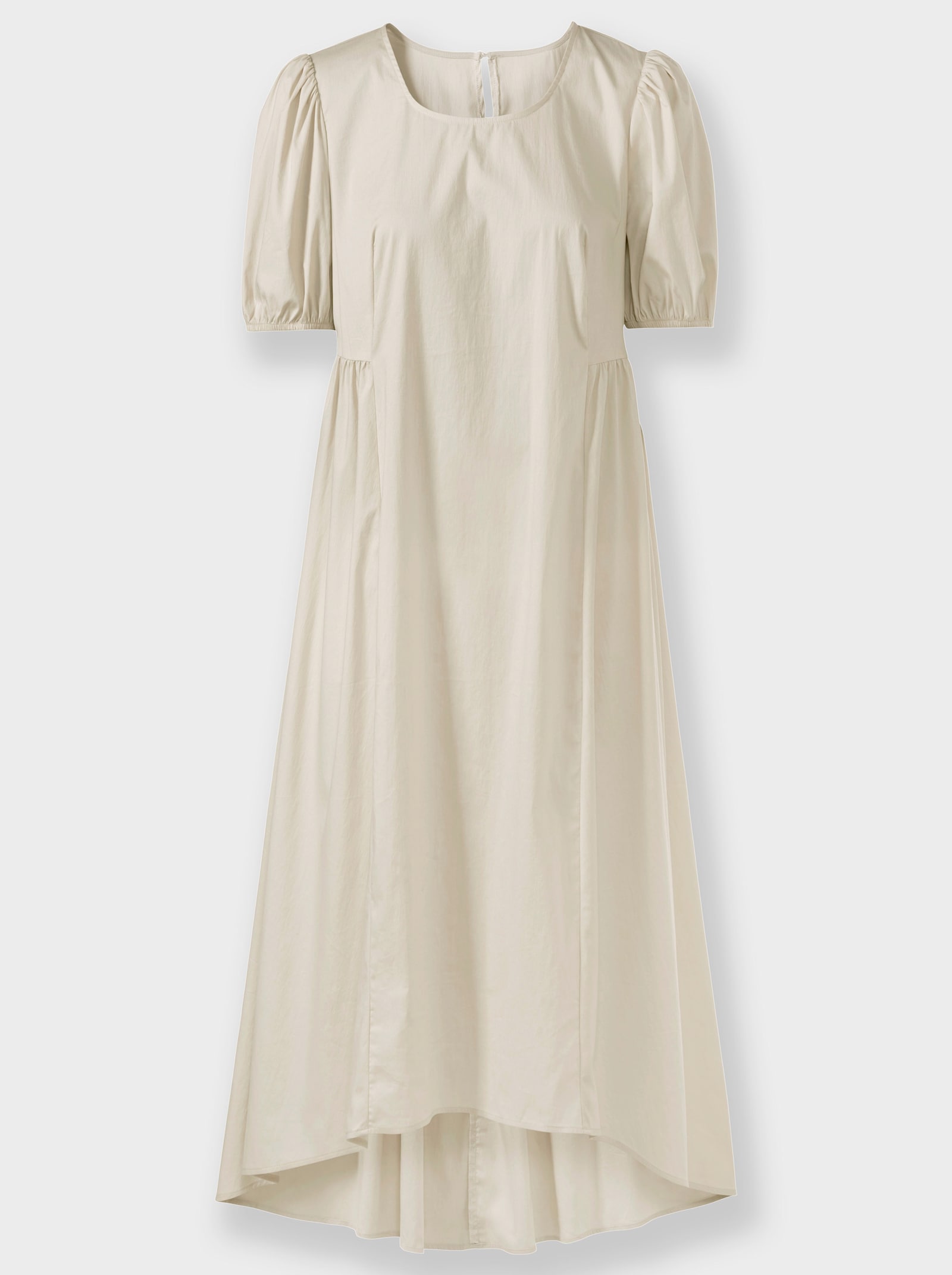 heine Sommerkleid mit Puffärmel - sand