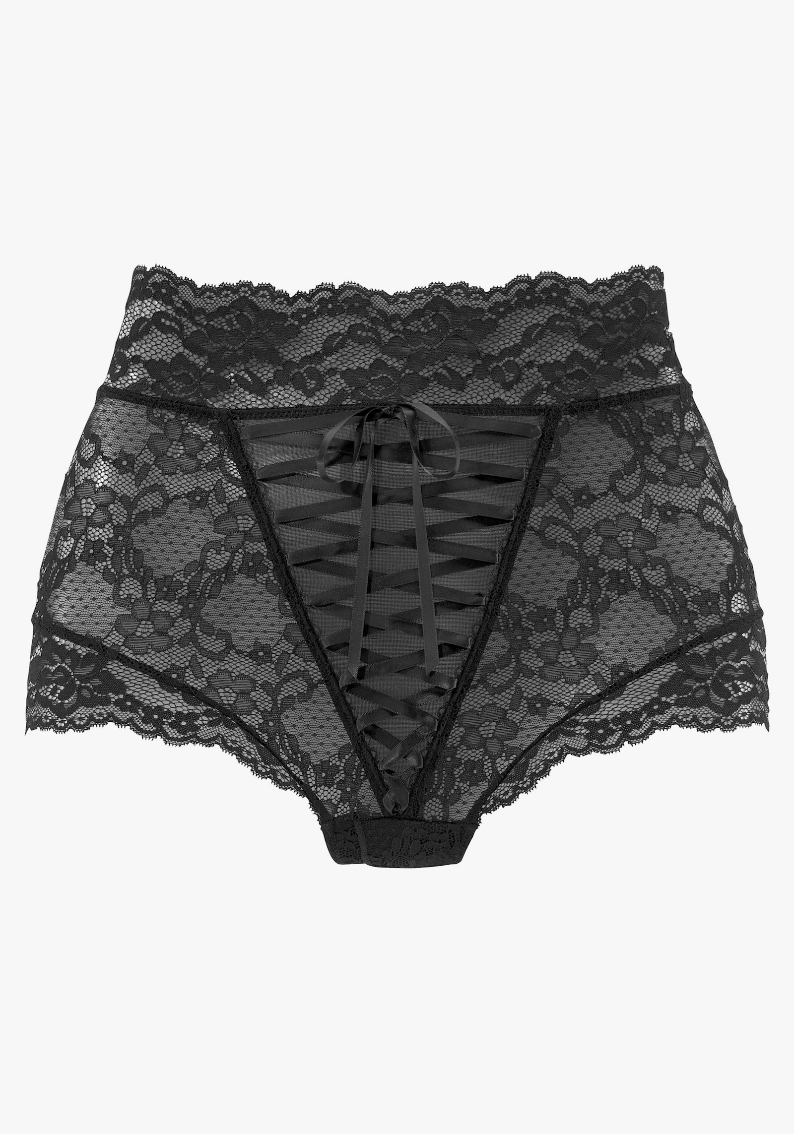 petite fleur gold High-Waist-Slip - schwarz