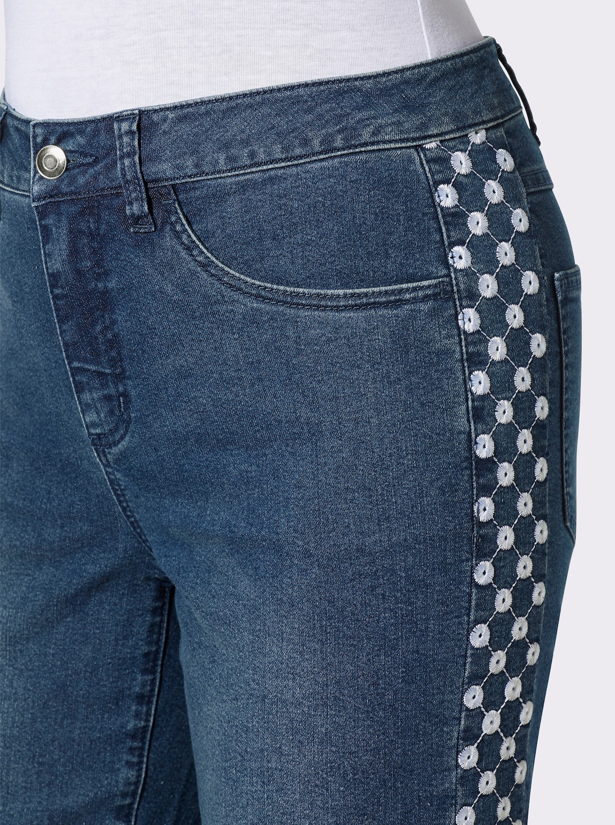 Jeans - blue-stone-washed