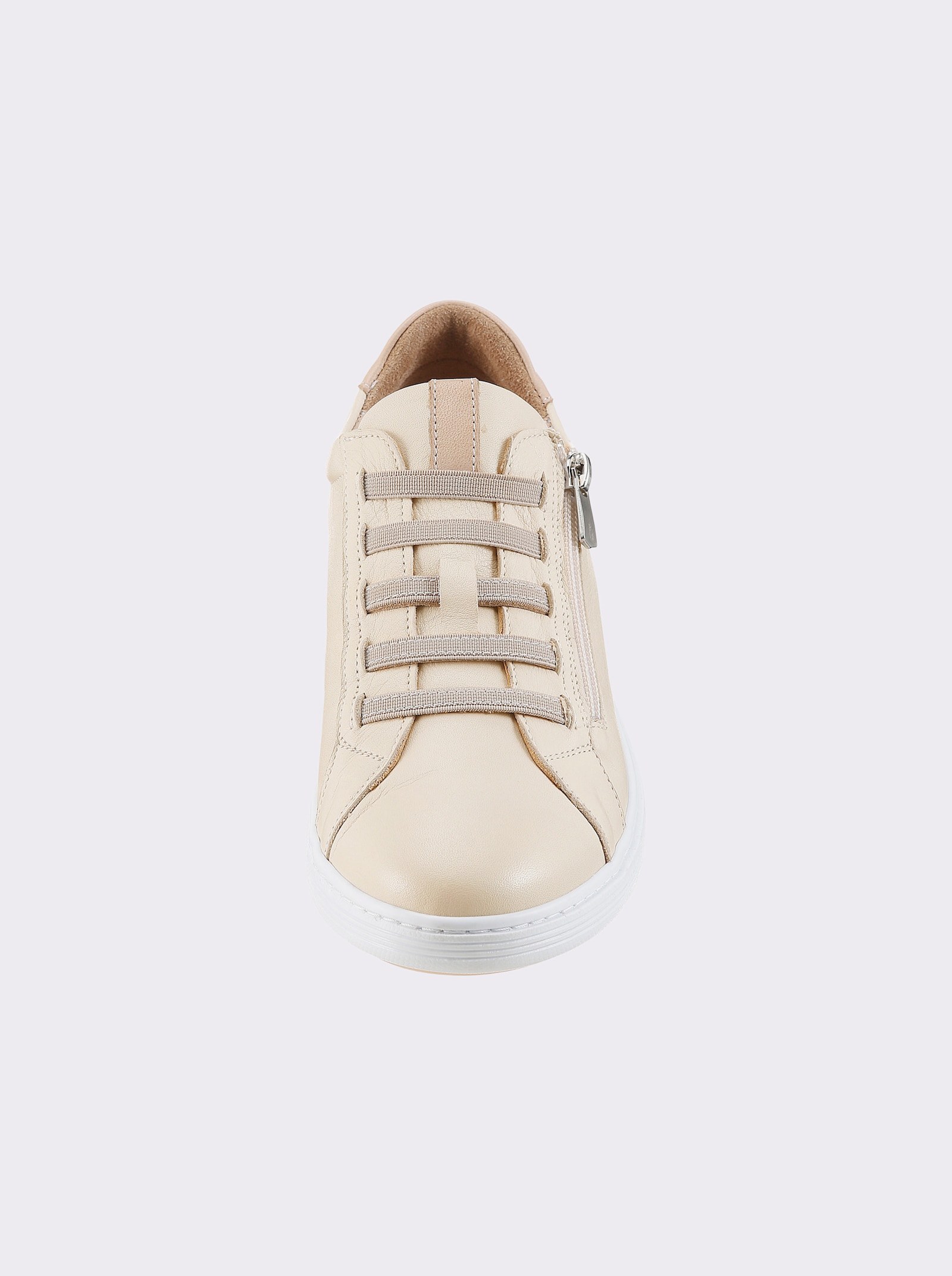 Andrea Conti Sneaker mit Zipper - ecru