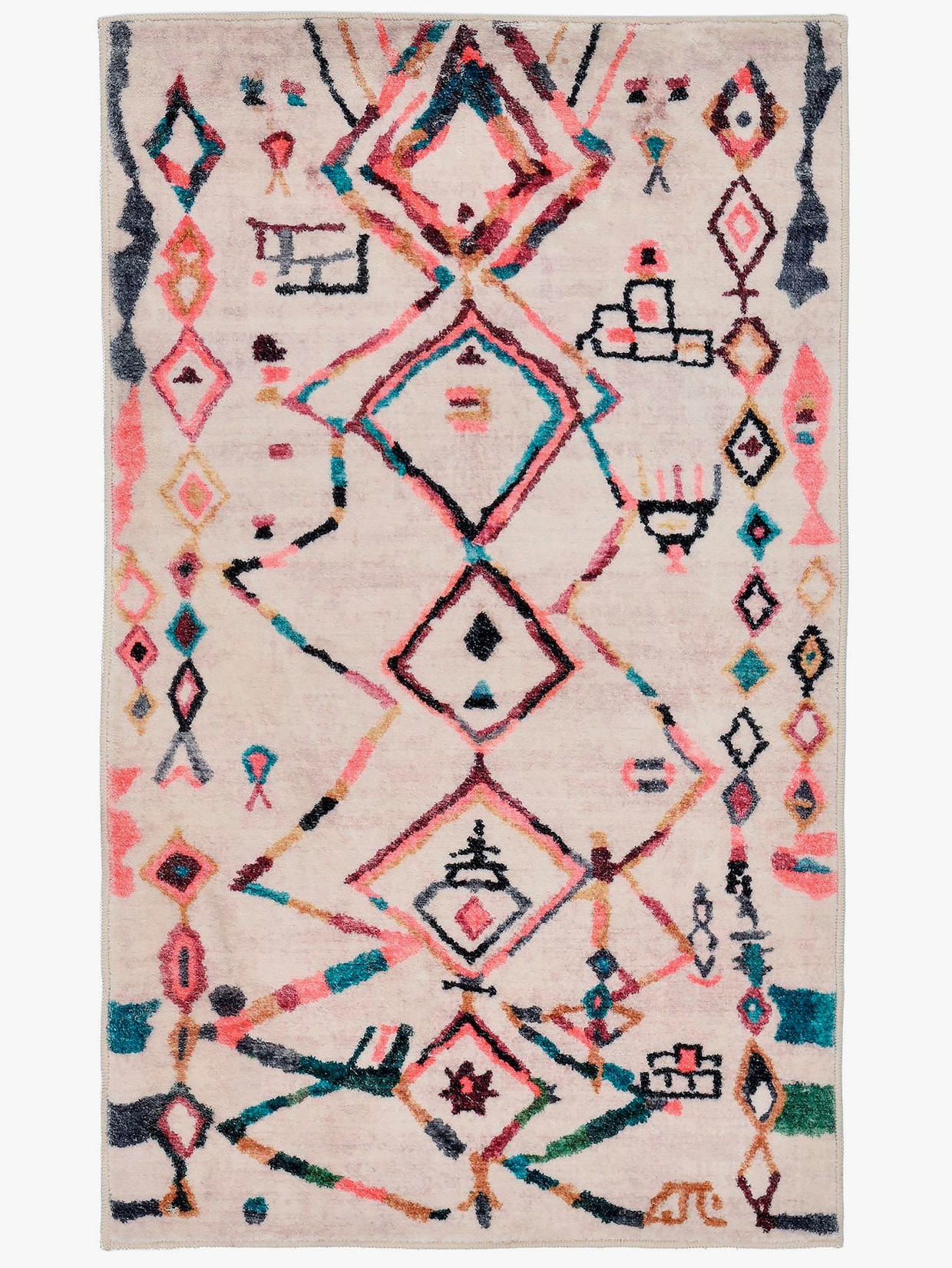 Theko Badematte - natur-bunt