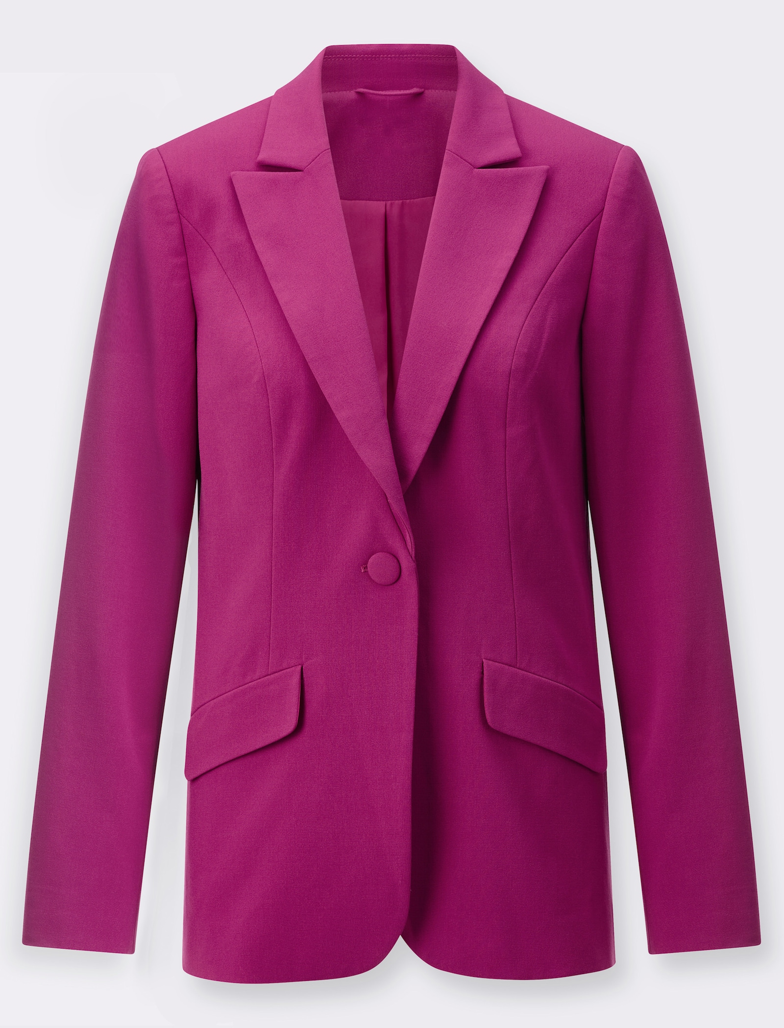 Blazer mit Knopfverschluss - magenta