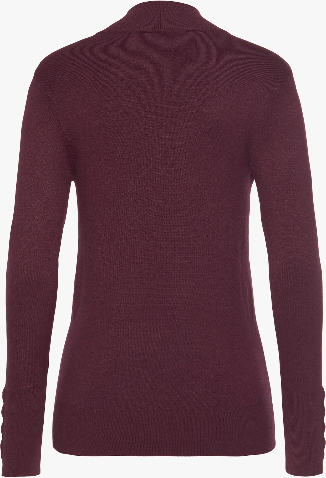 LASCANA Gebreide pullover - braamrood/bordeaux