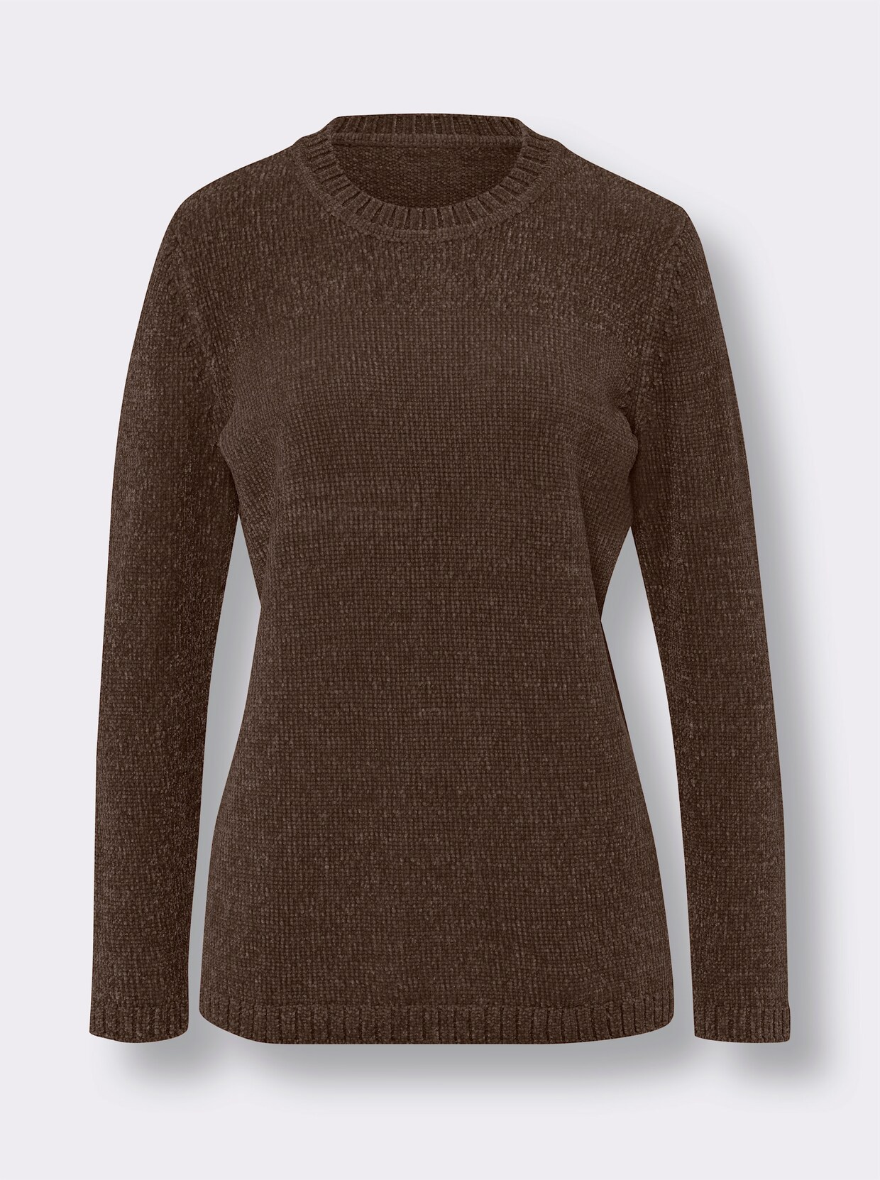 Pullover met lange mouwen - chocolade