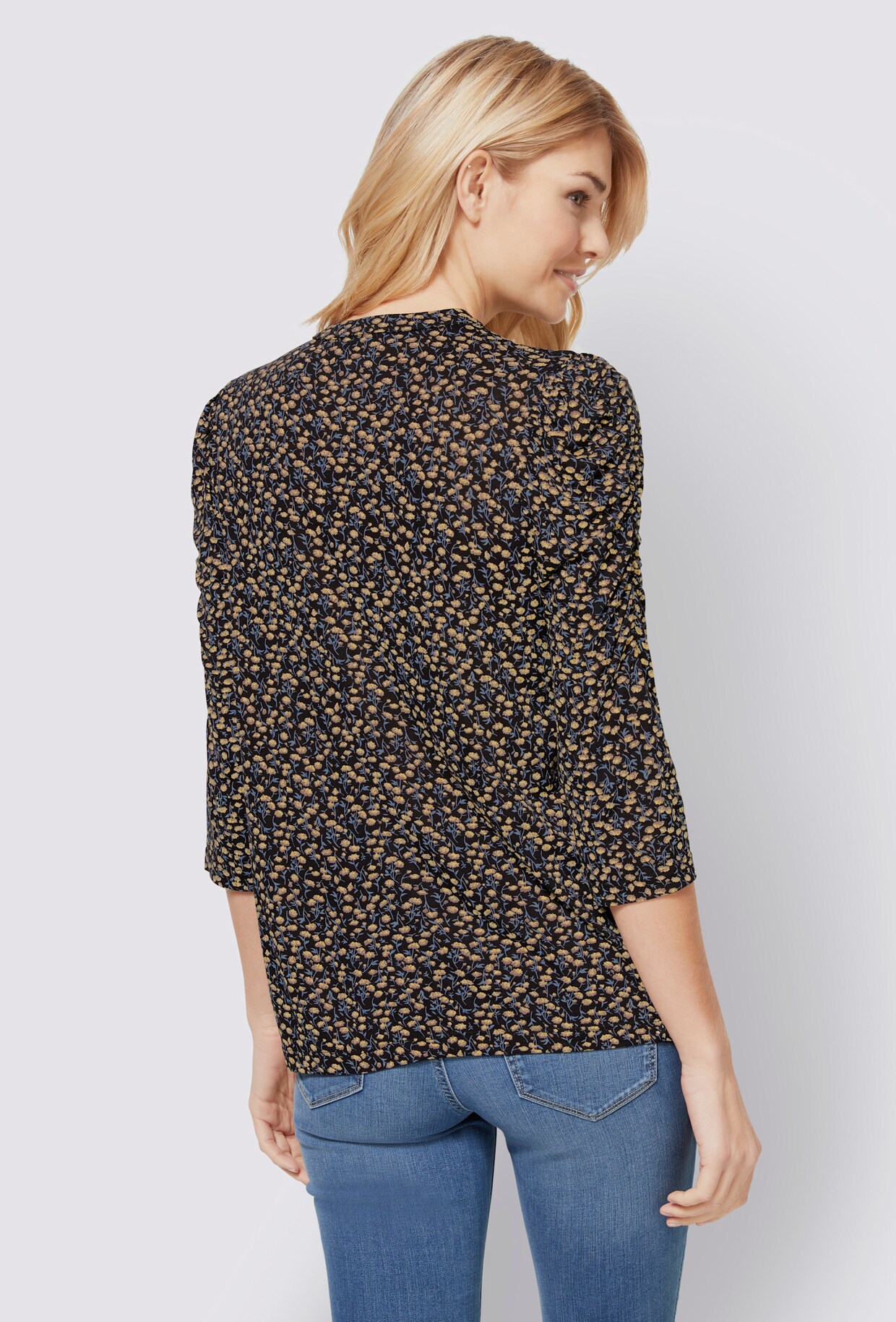 heine Shirt - marine-bedruckt
