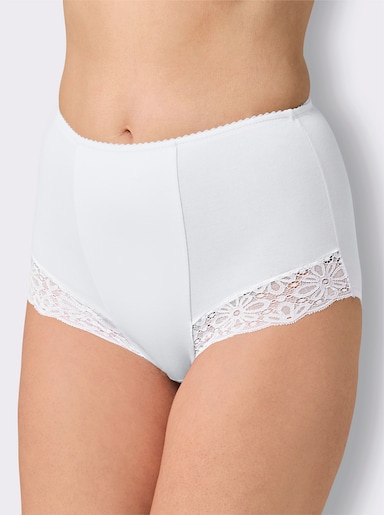 wäschepur Formslip im Doppelpack - weiß