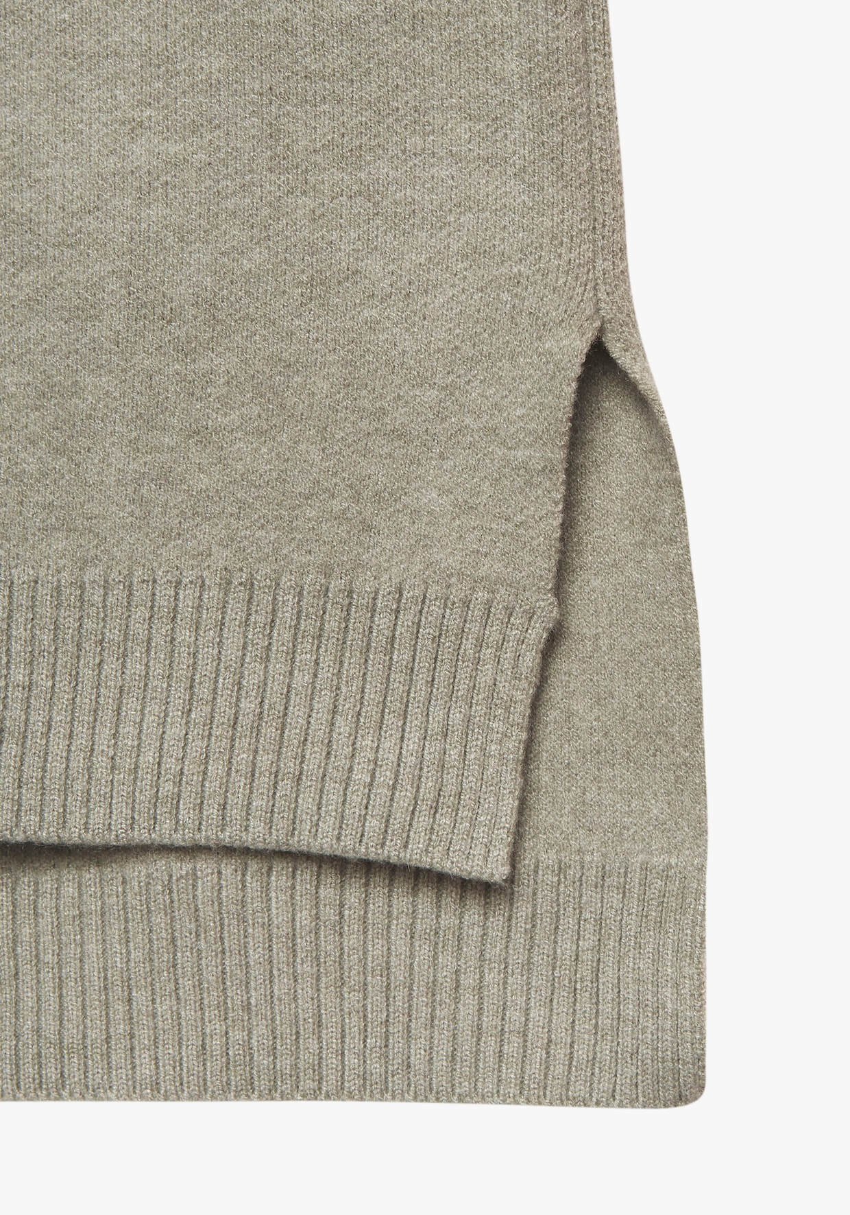 Elbsand Sweater - oliv meliert