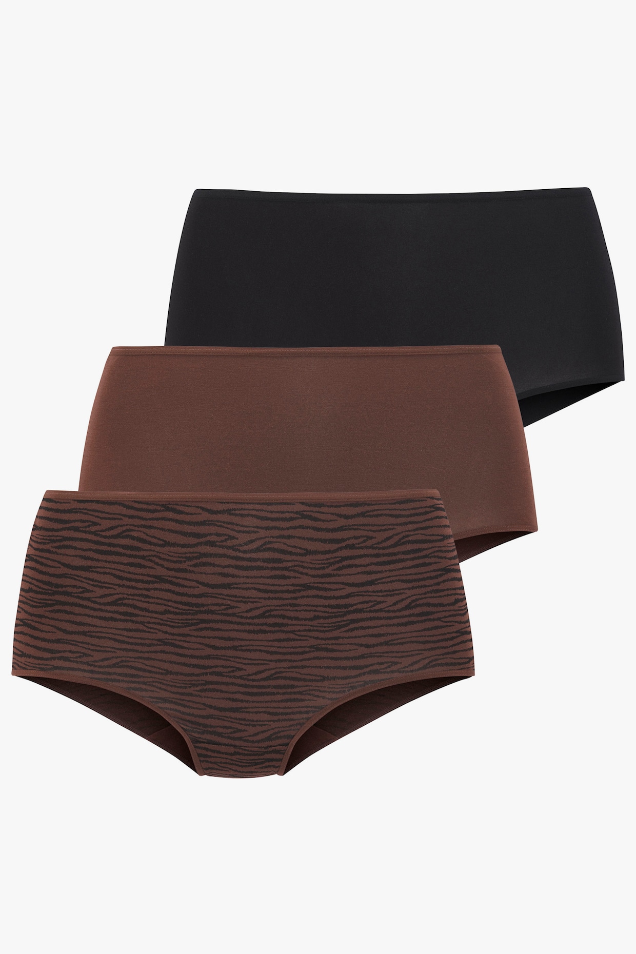 LASCANA Taillenslip - braun, schwarz