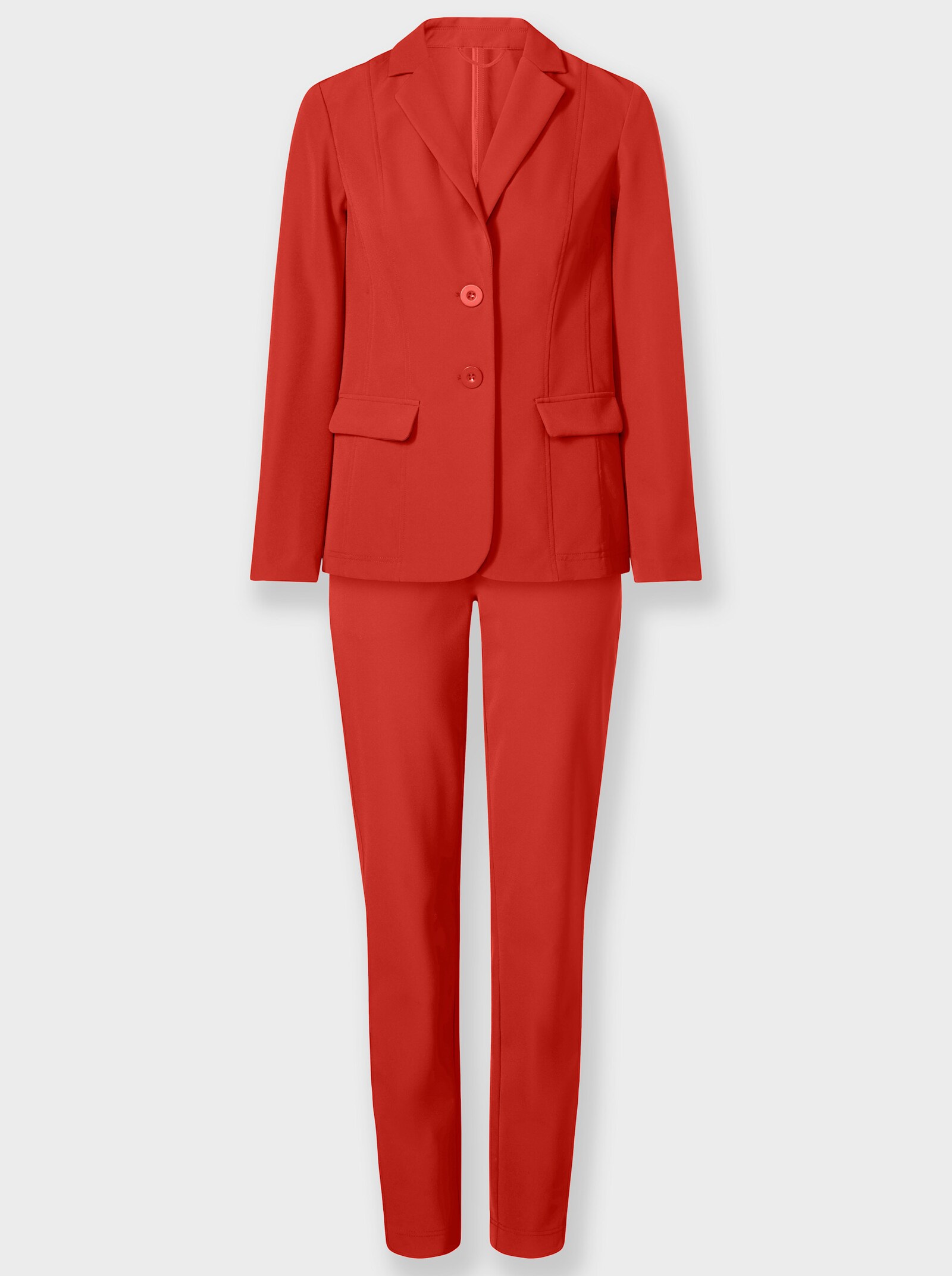 heine Hosenanzug mit breitem Rundum-Dehnbund - rot
