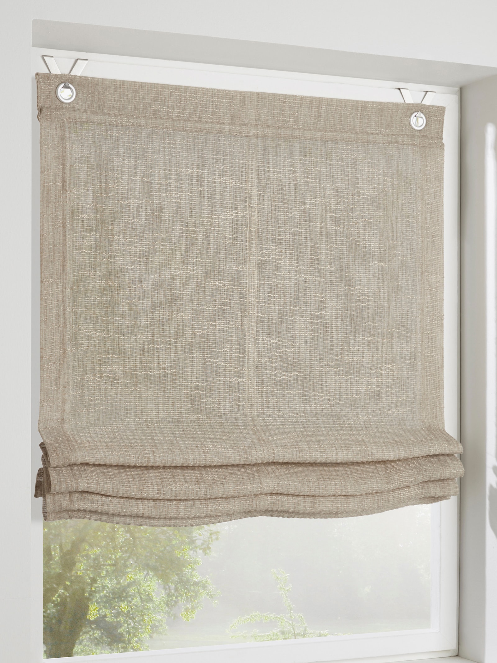 heine home Raffrollo - taupe