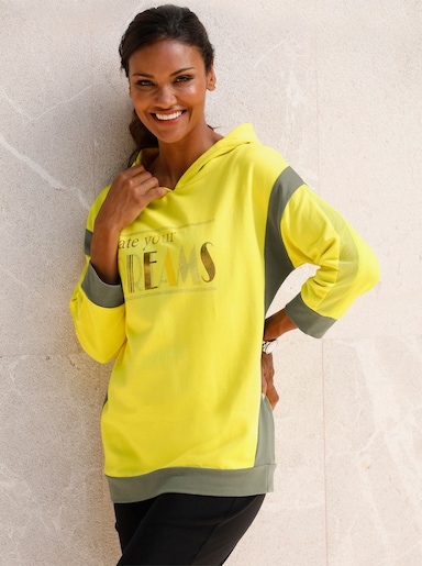 Sweat-shirt - citron vert-kaki