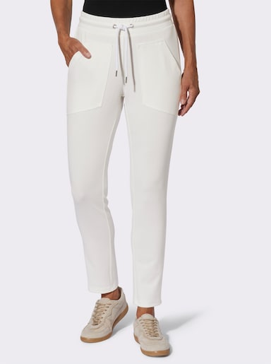 Jogg Pants mit Rundum-Dehnbund - ecru