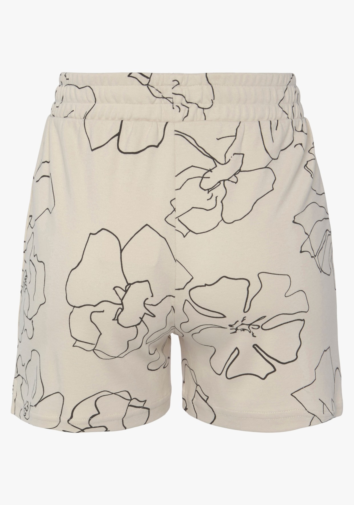 LASCANA Short en matière sweat - crème