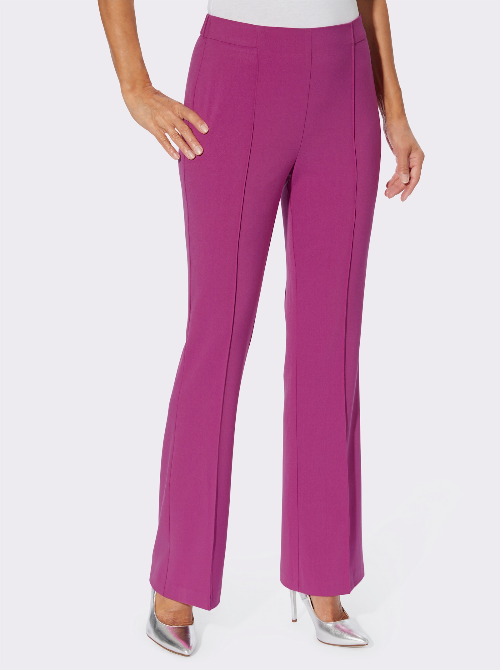 Webhose mit weiten Beinen - magenta