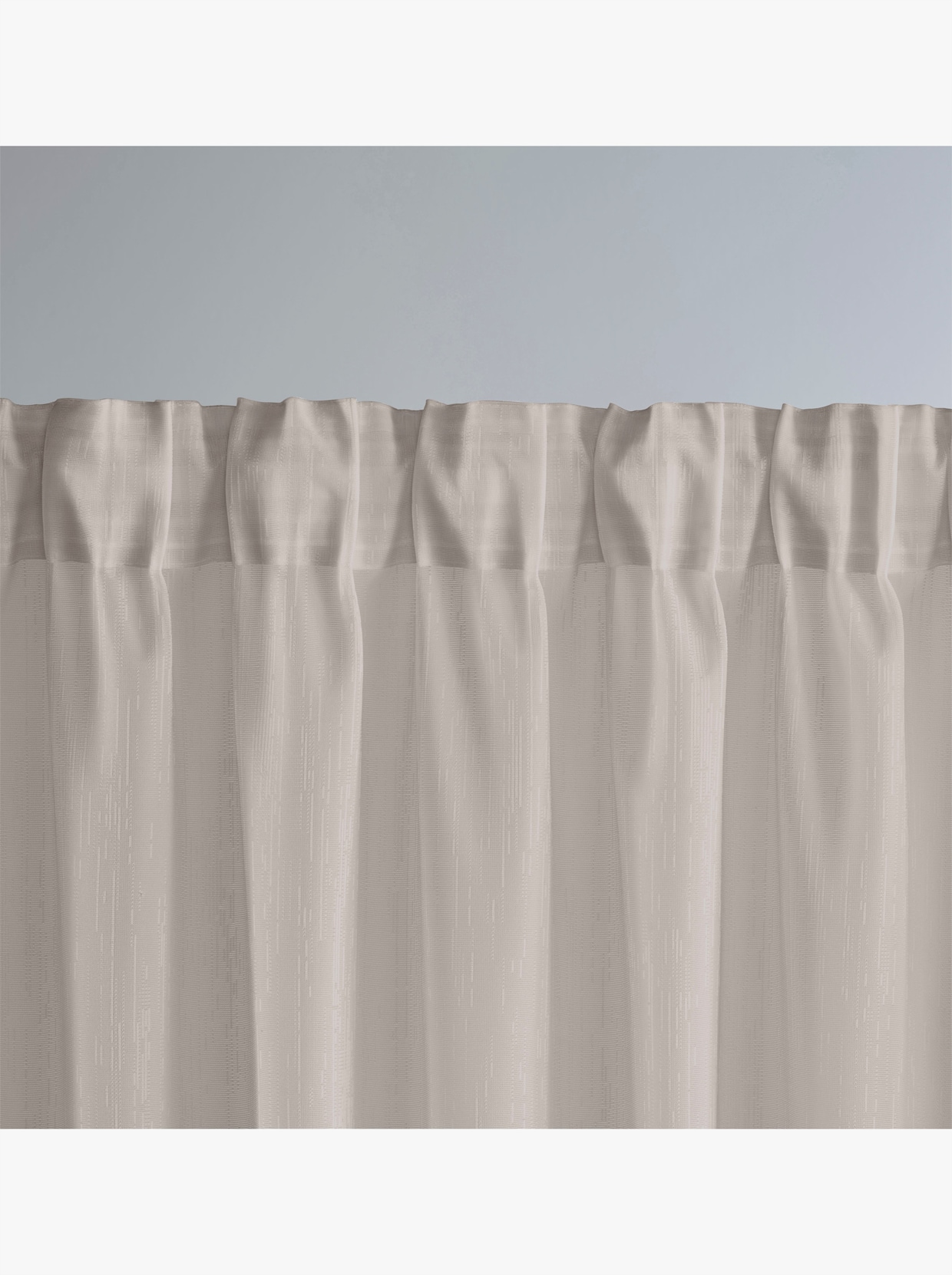 heine home Decoratieve vitrage - taupe
