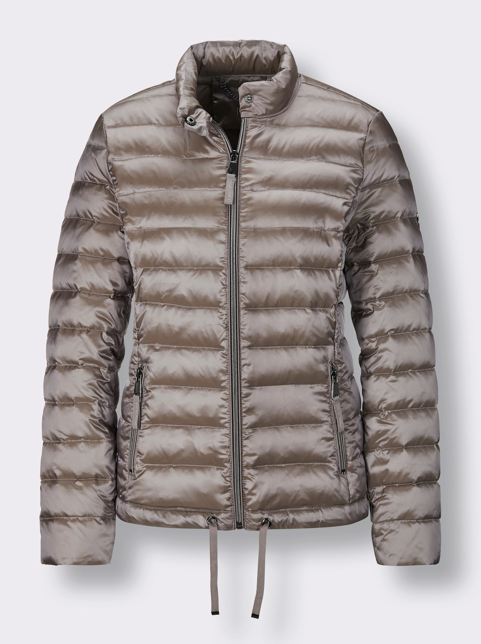 CREATION L PREMIUM Leichtdaunenjacke mit Pack-away-Beutel für unterwegs - taupe-hellgrau