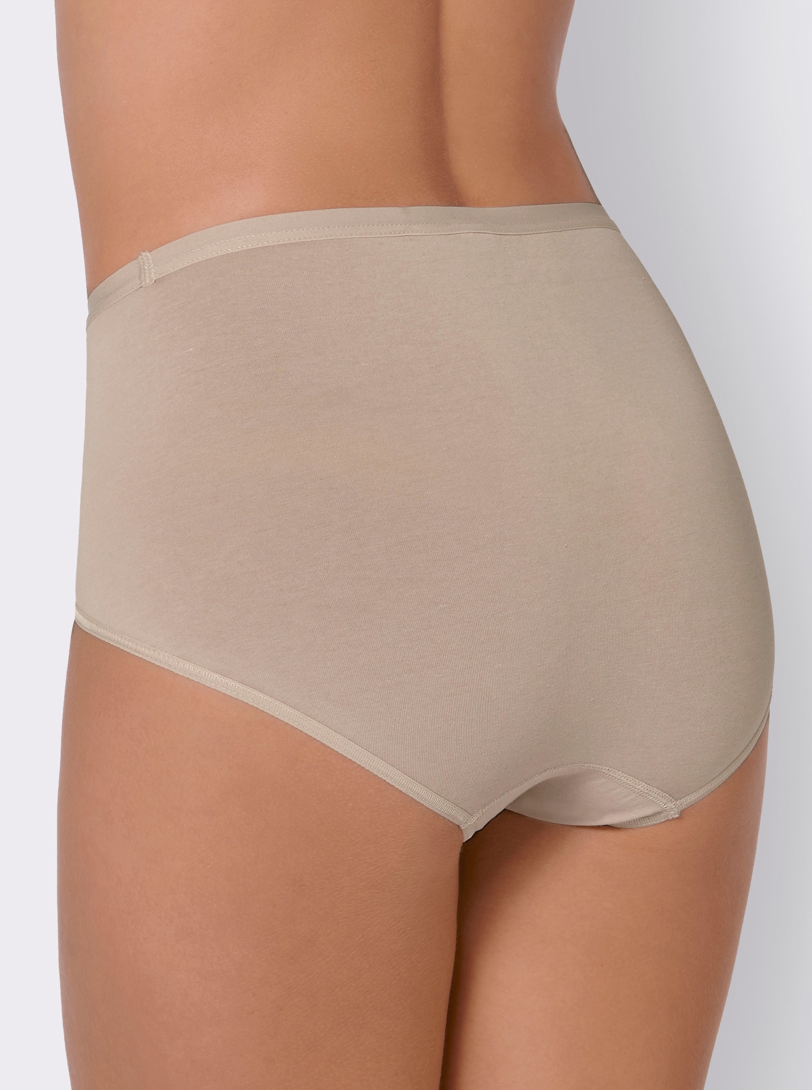 Nina von C. Tailleslip van katoenstretch - ivoorkleur