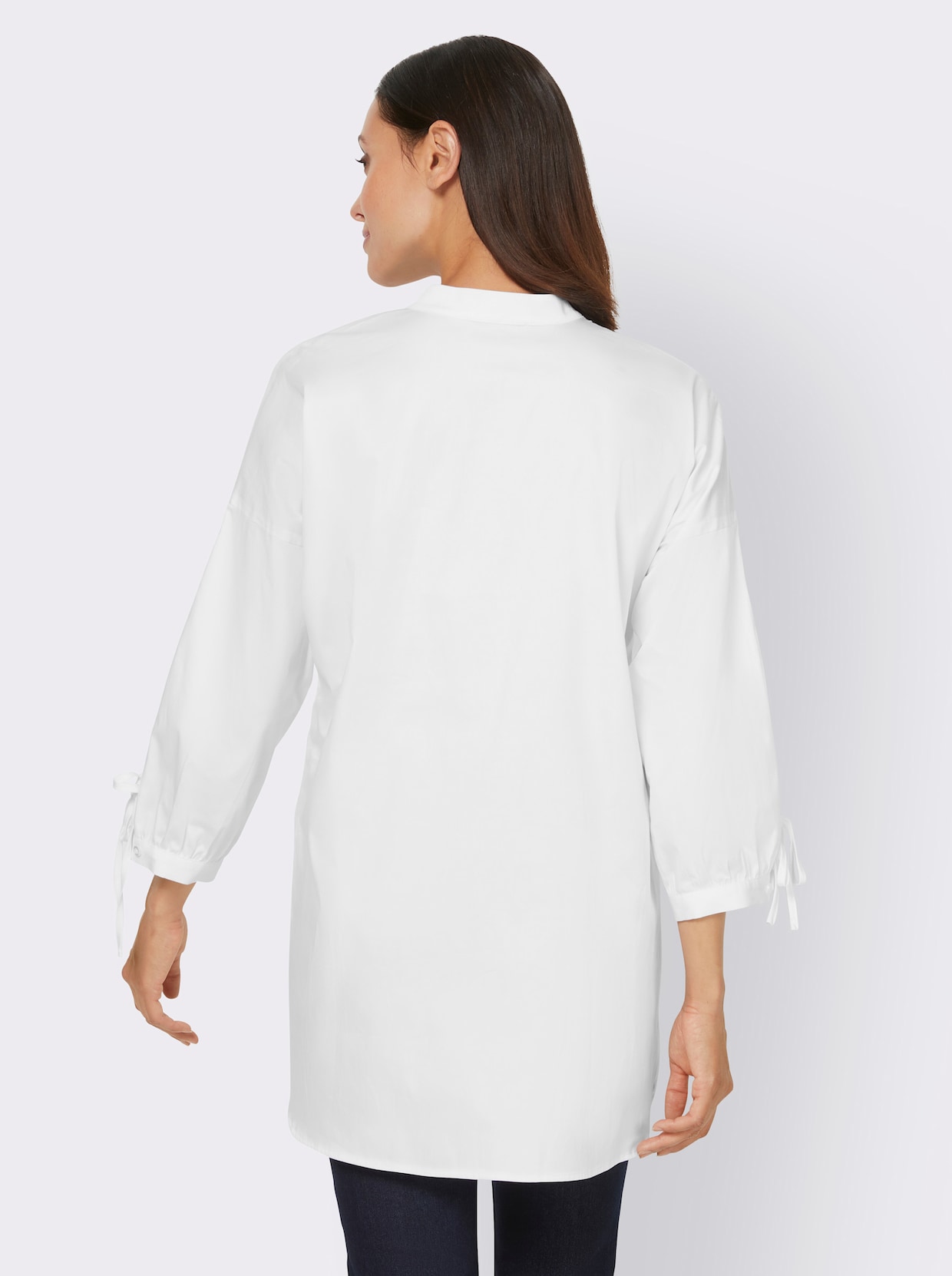 heine Longline blouse - wit