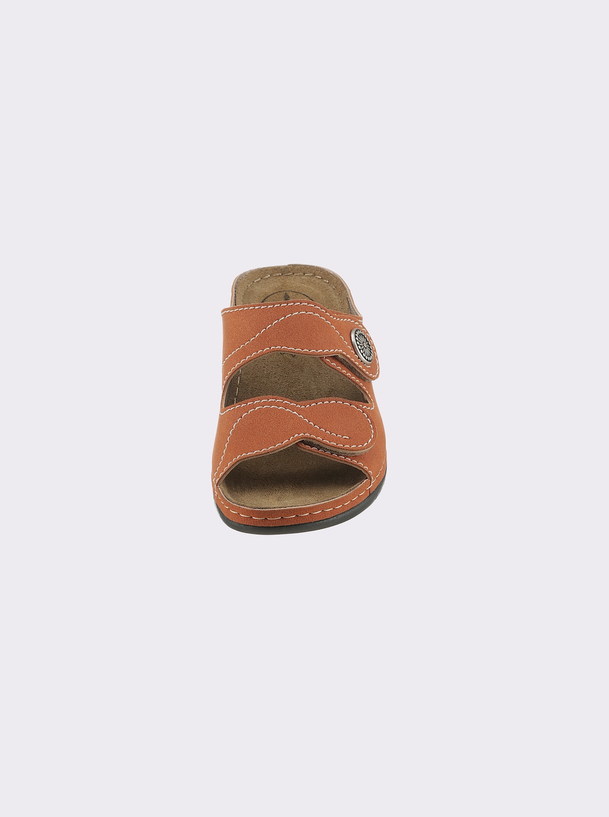 Franken Schuhe Pantolette - camel