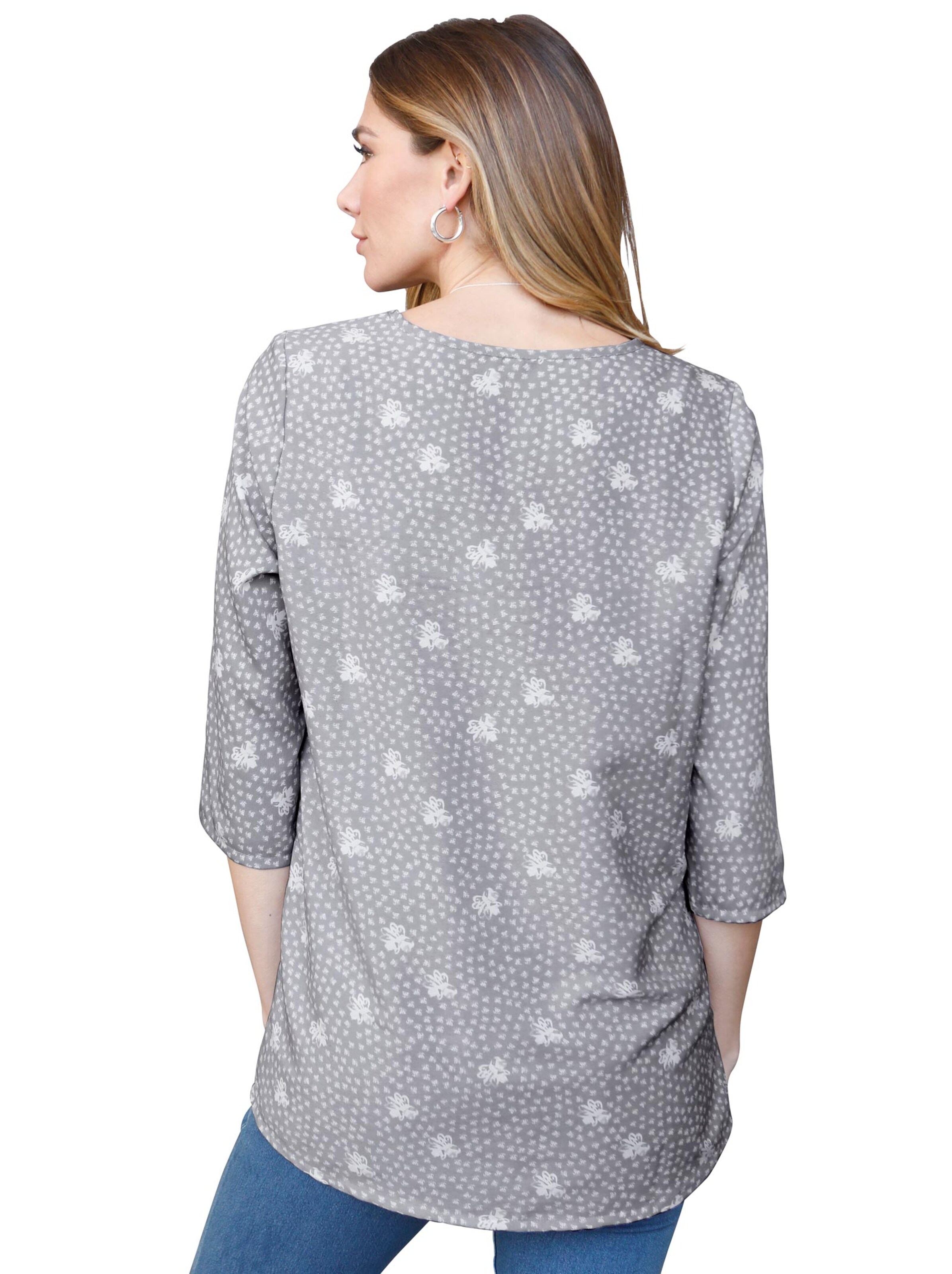 Tunika - grau-bedruckt