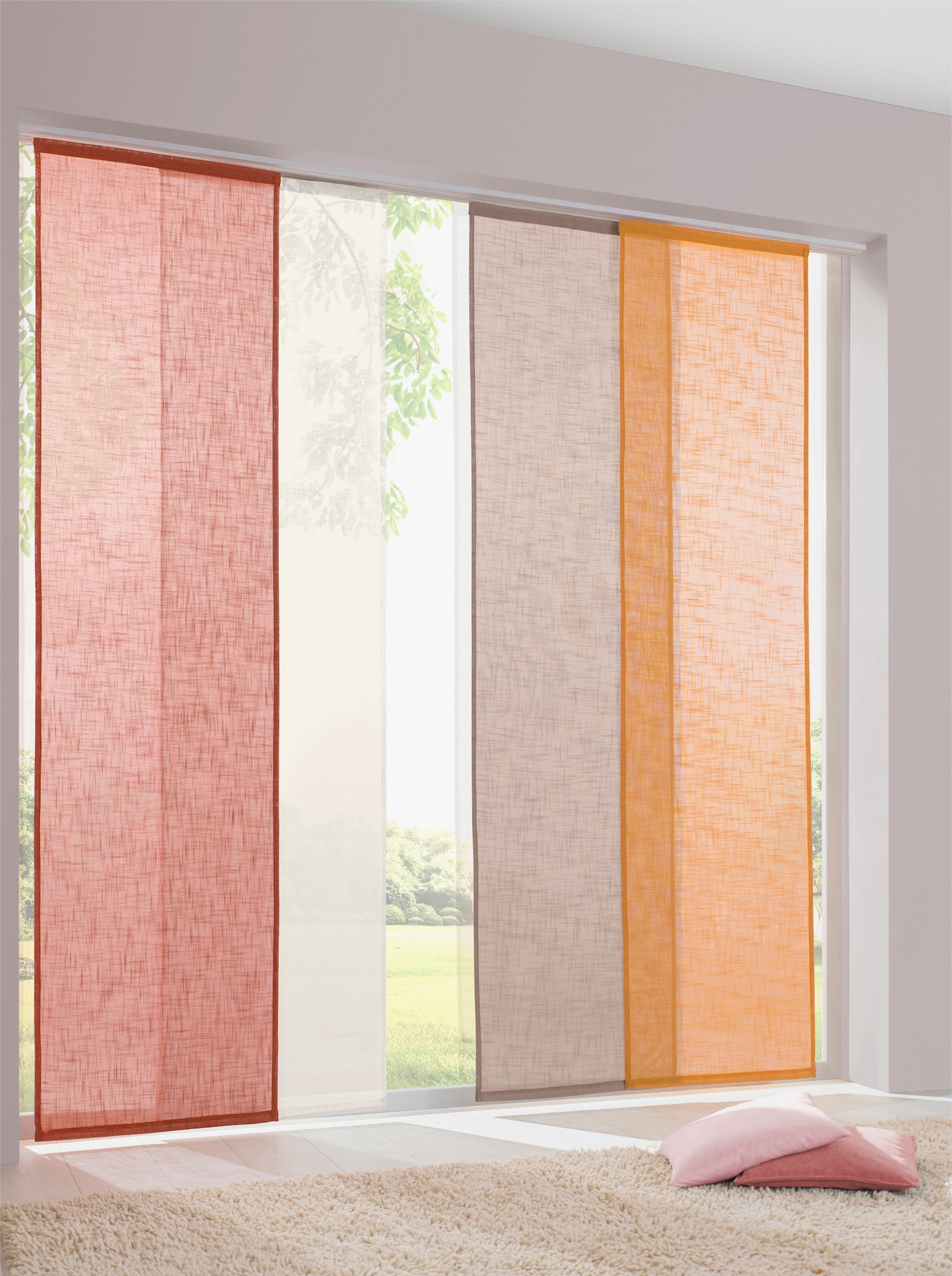 heine home Schiebevorhang - terracotta
