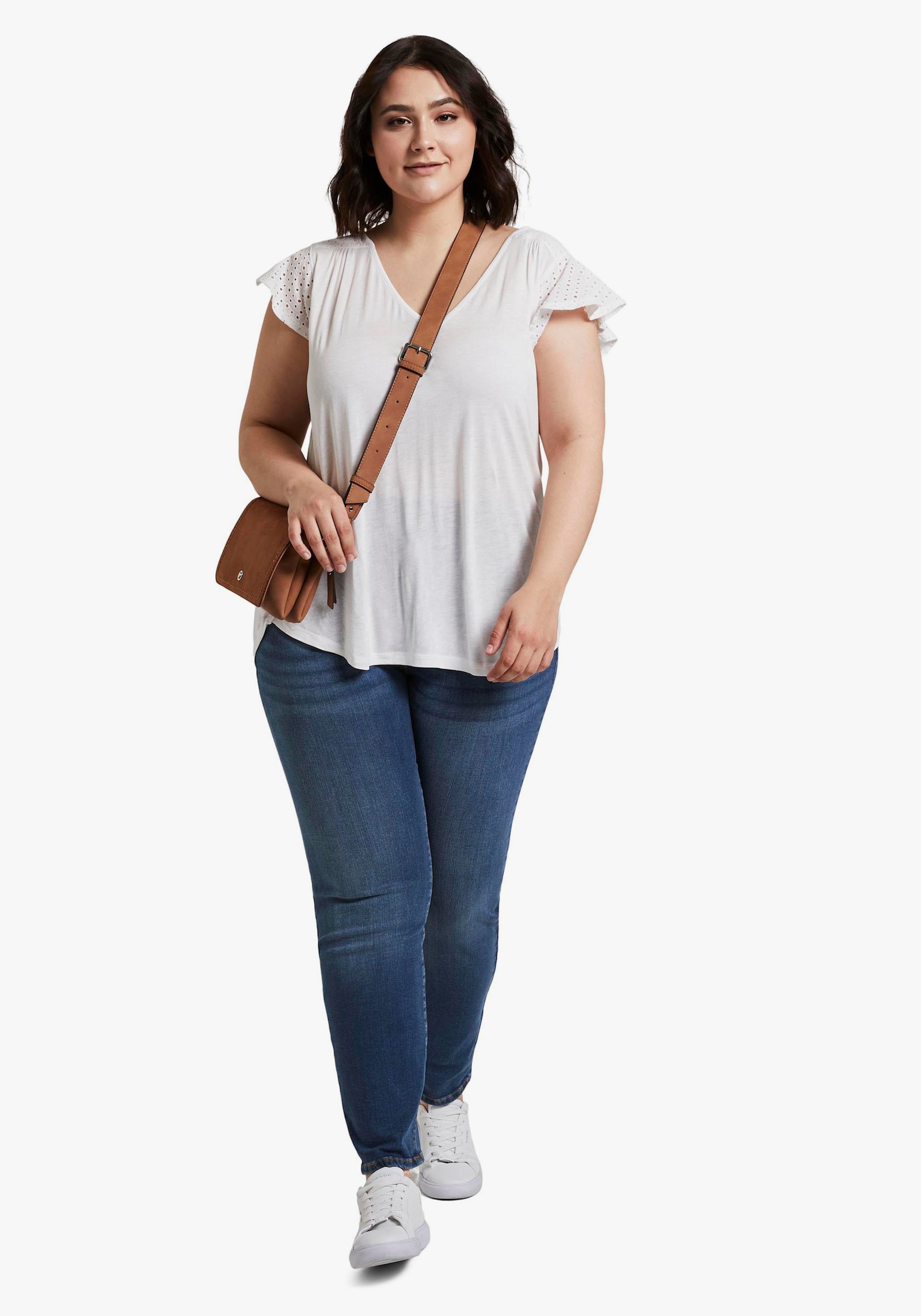 Slim-fit-Jeans - used mid stone blue