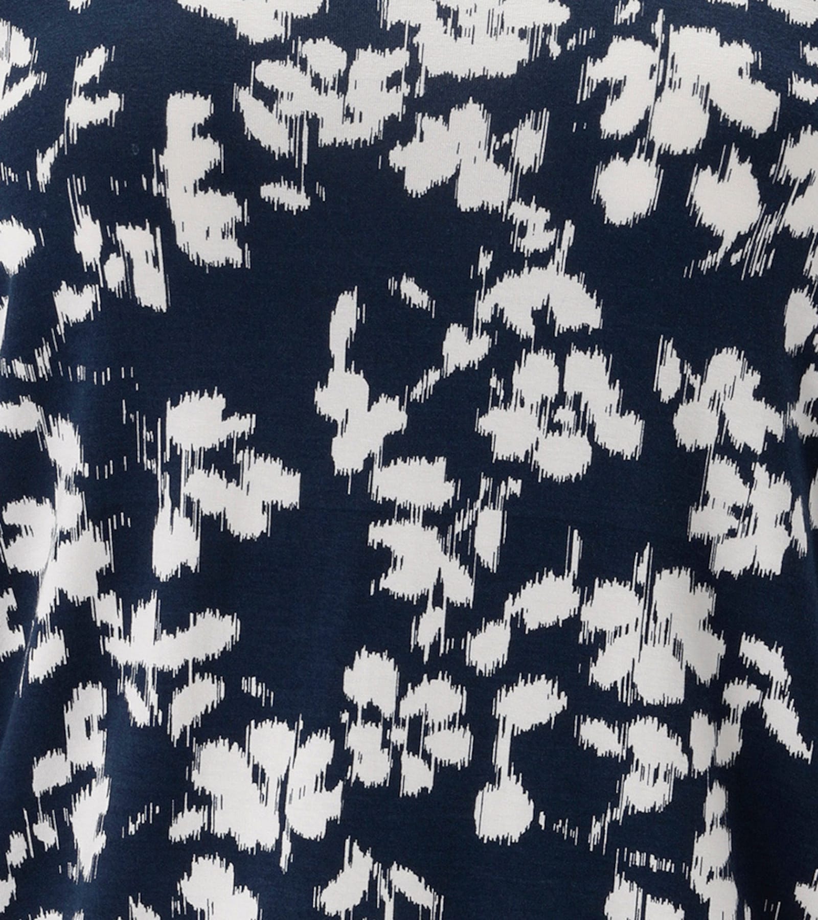 Aniston PLUS Langarmshirt - weiß-blau