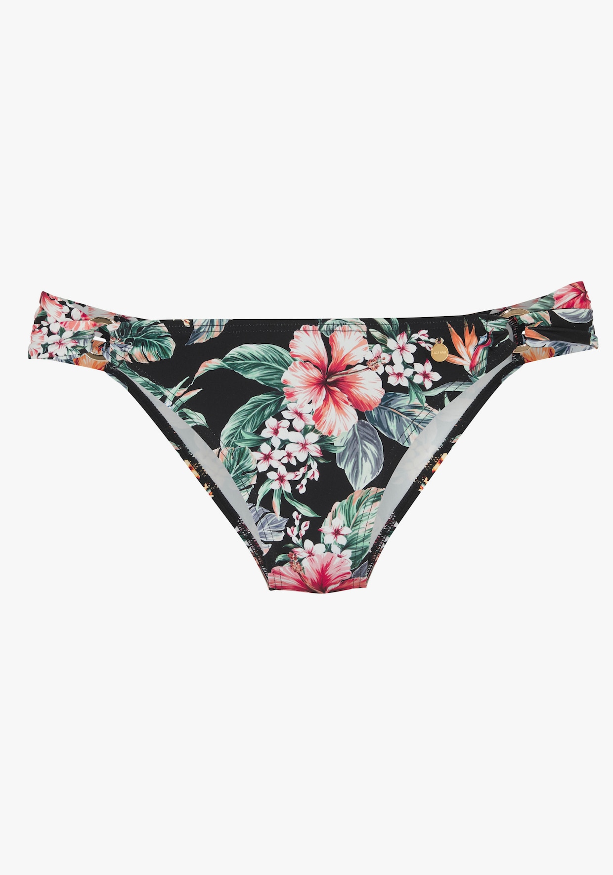 LASCANA Bikinibroekje - zwart bedrukt