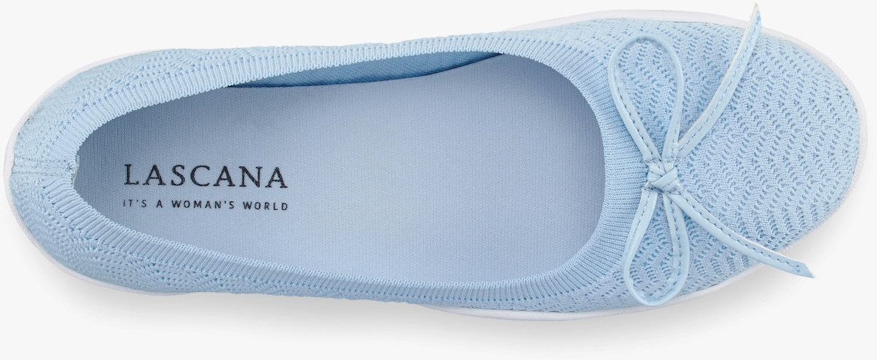 LASCANA Sneaker Ballerinas - hellblau