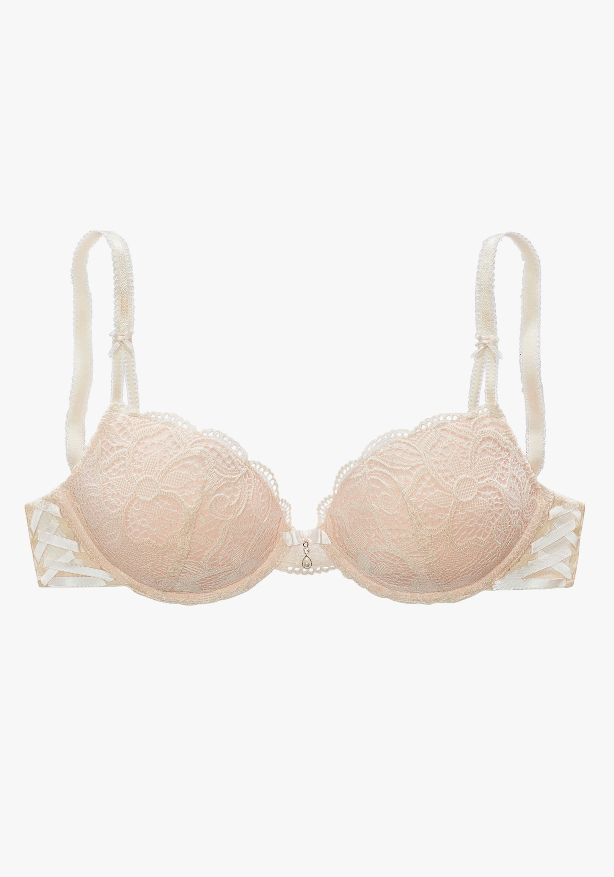 LASCANA Soutien-gorge push-up - rose-couleur ivoire