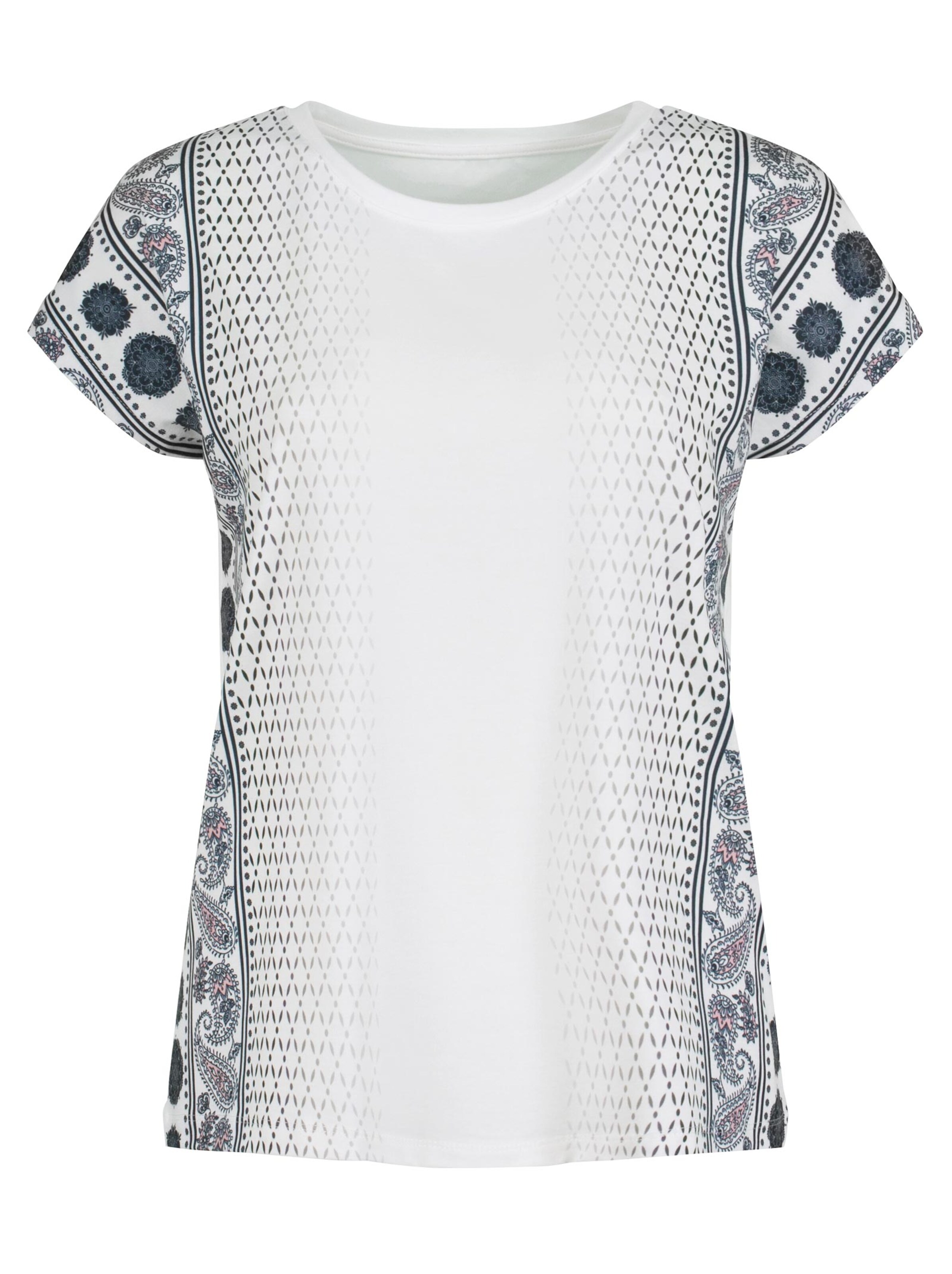 Shirt - marine-rosé-gemustert