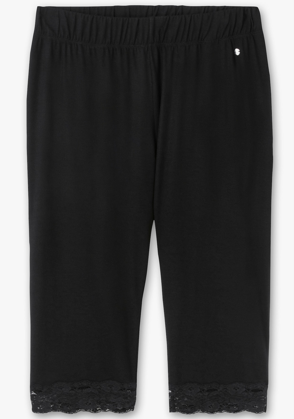 sheego Shirt + Leggings - schwarz-weiß