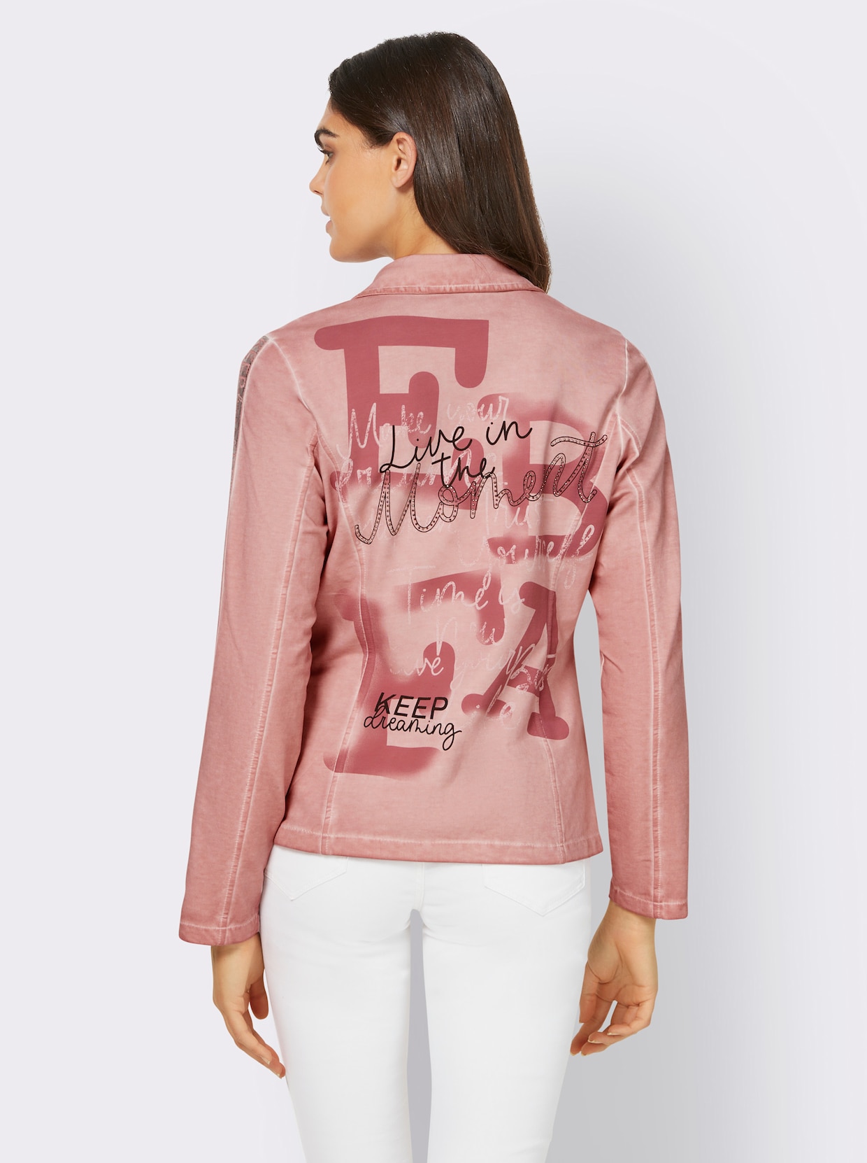 heine Shirtblazer - rozenkwarts