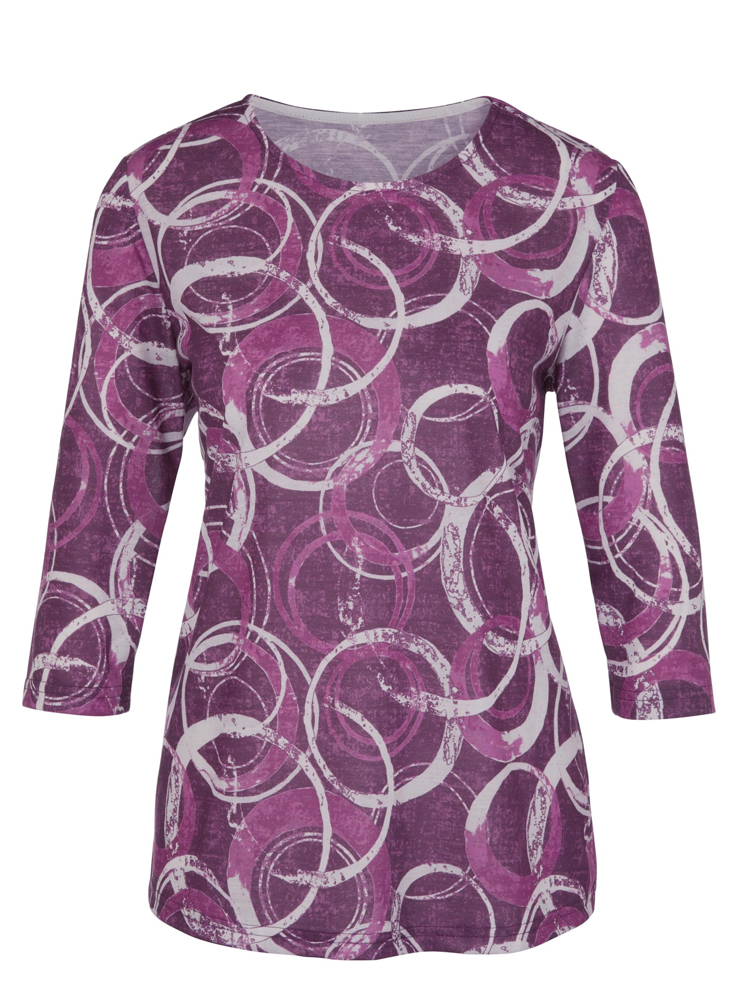 Shirt - magenta-bedruckt