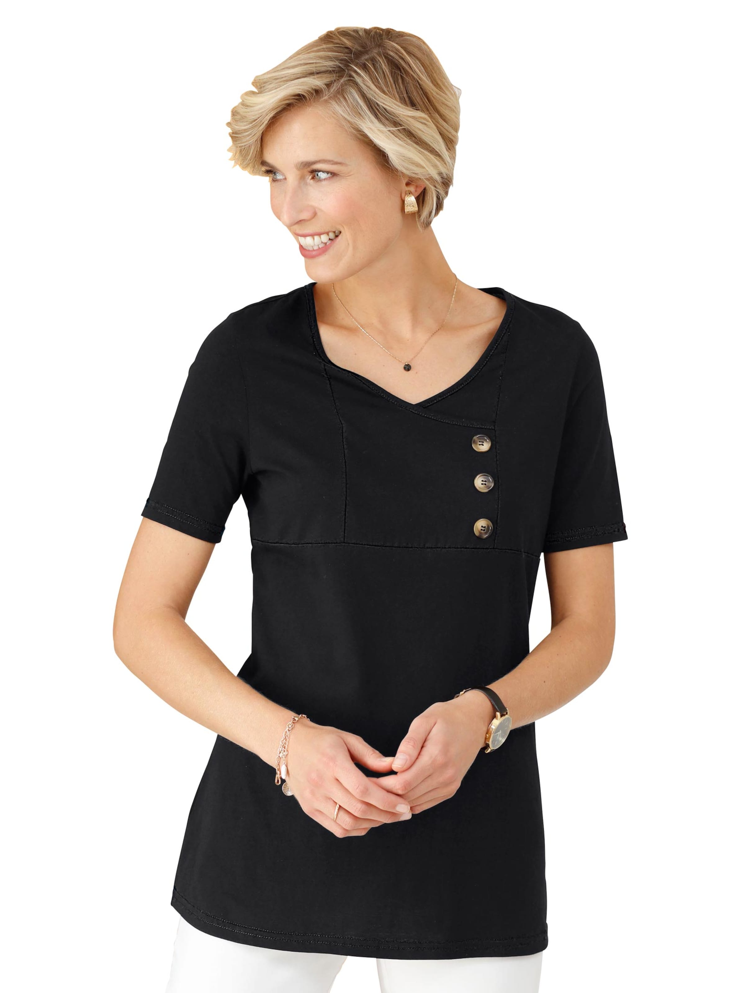 Shirttunika - schwarz