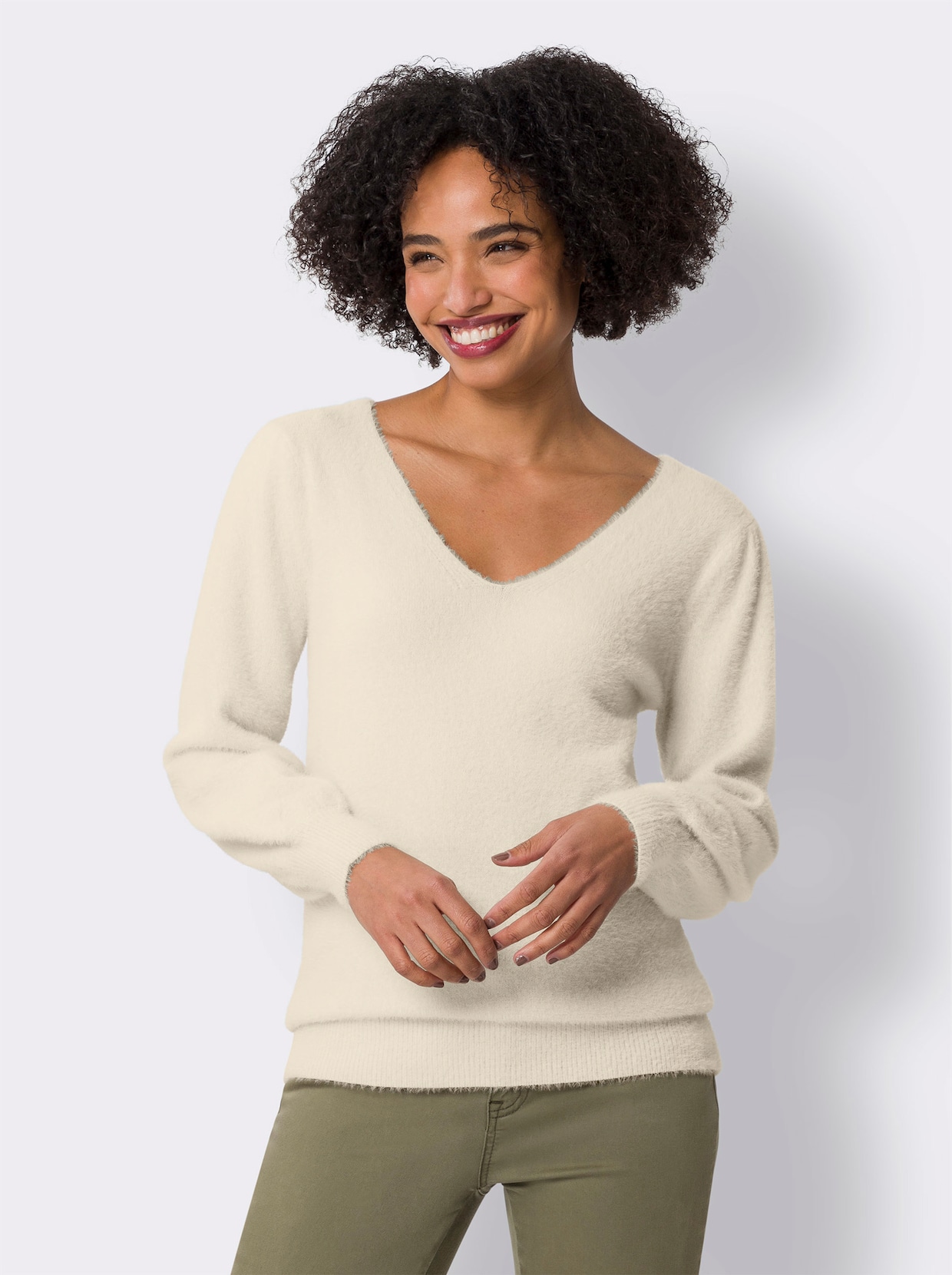 heine Pullover met lange mouwen - champagne