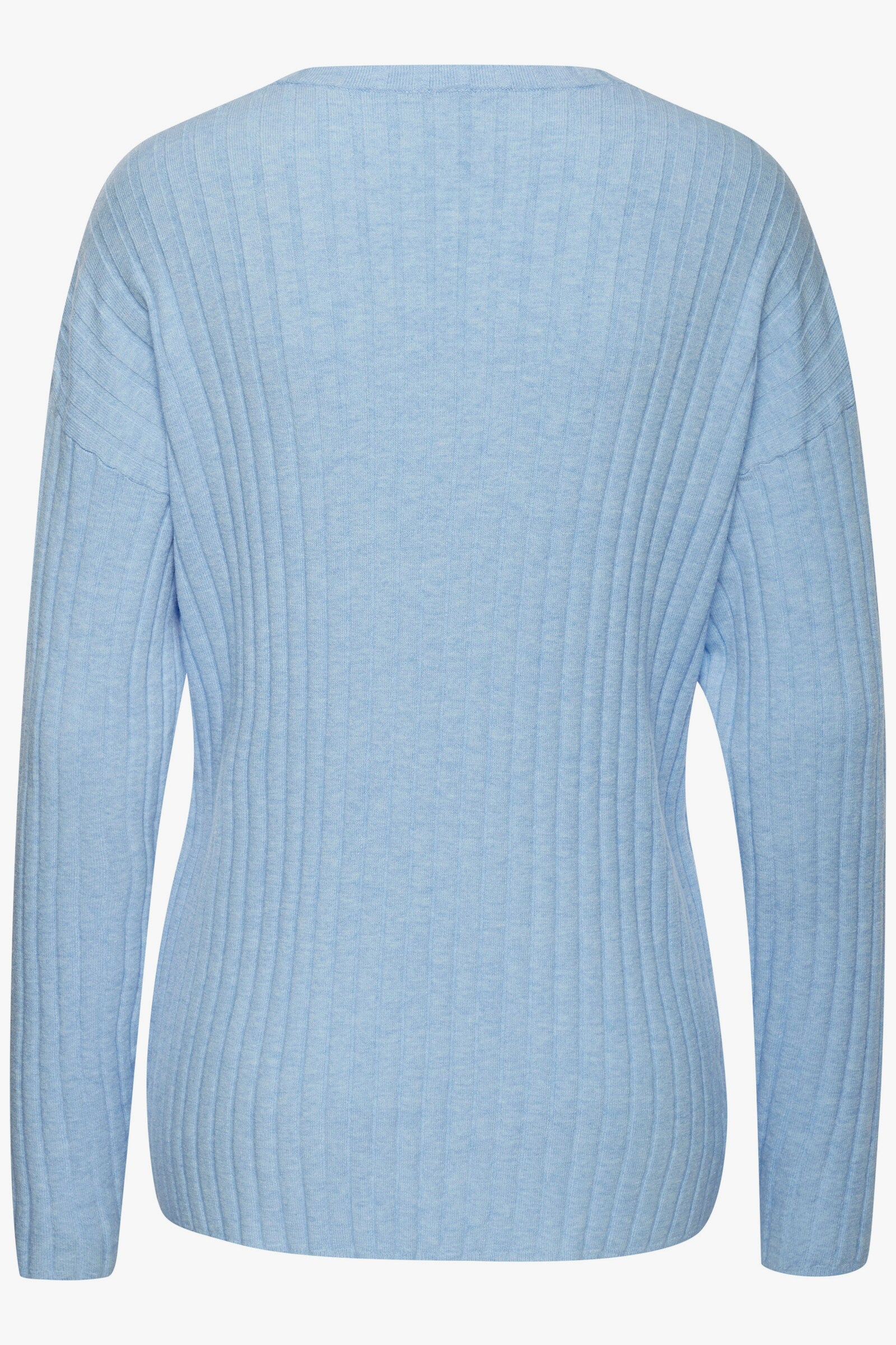 French Connection Strickpullover - blau-meliert