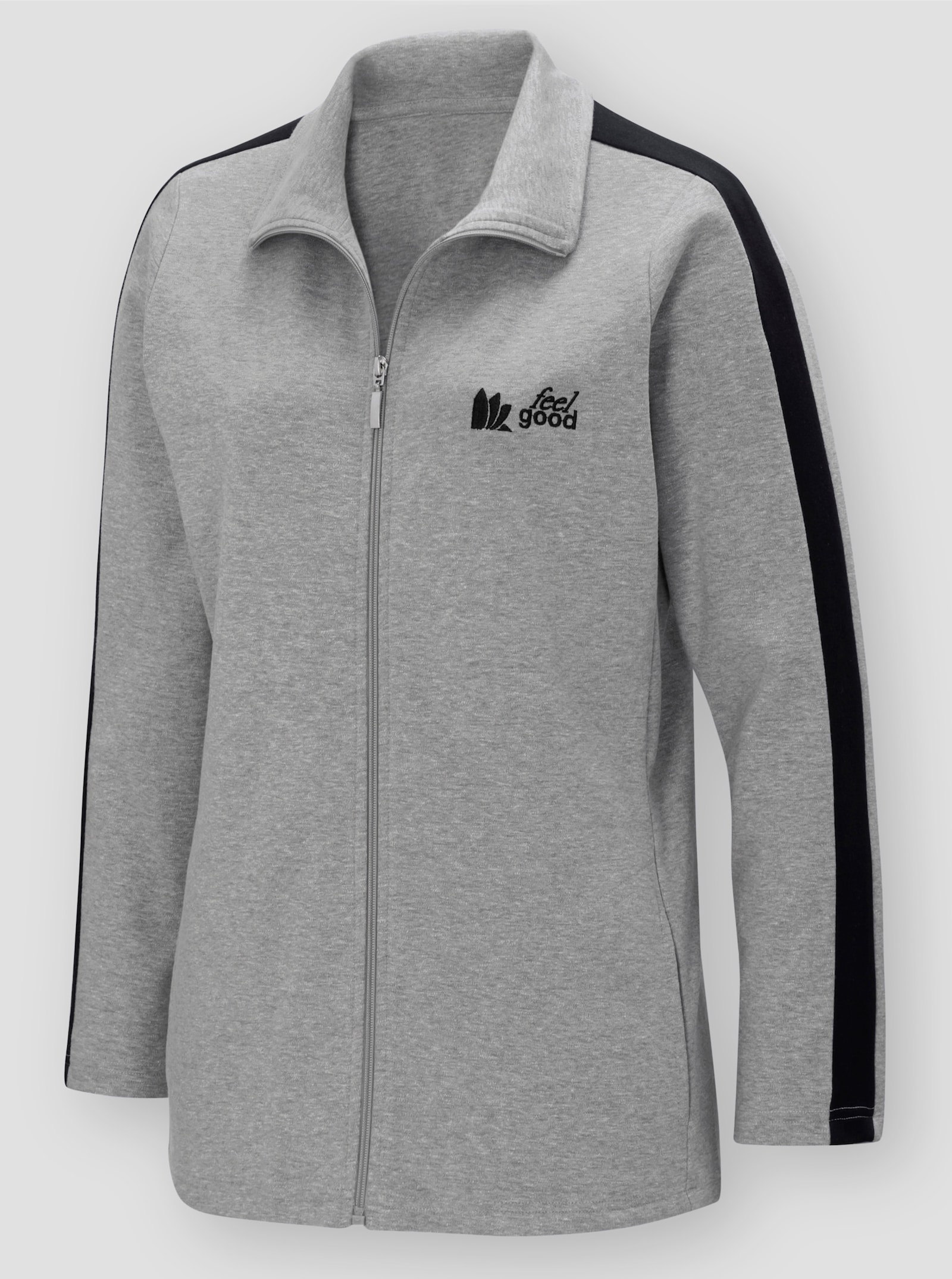 feel good Jacke - marine-steingrau