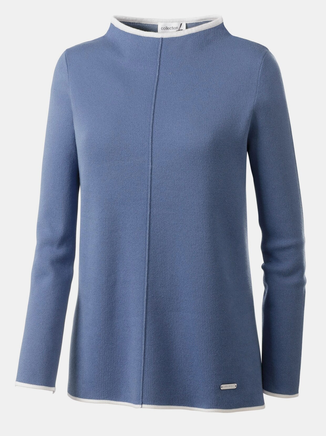 Pullover met lange mouwen - jeansblauw