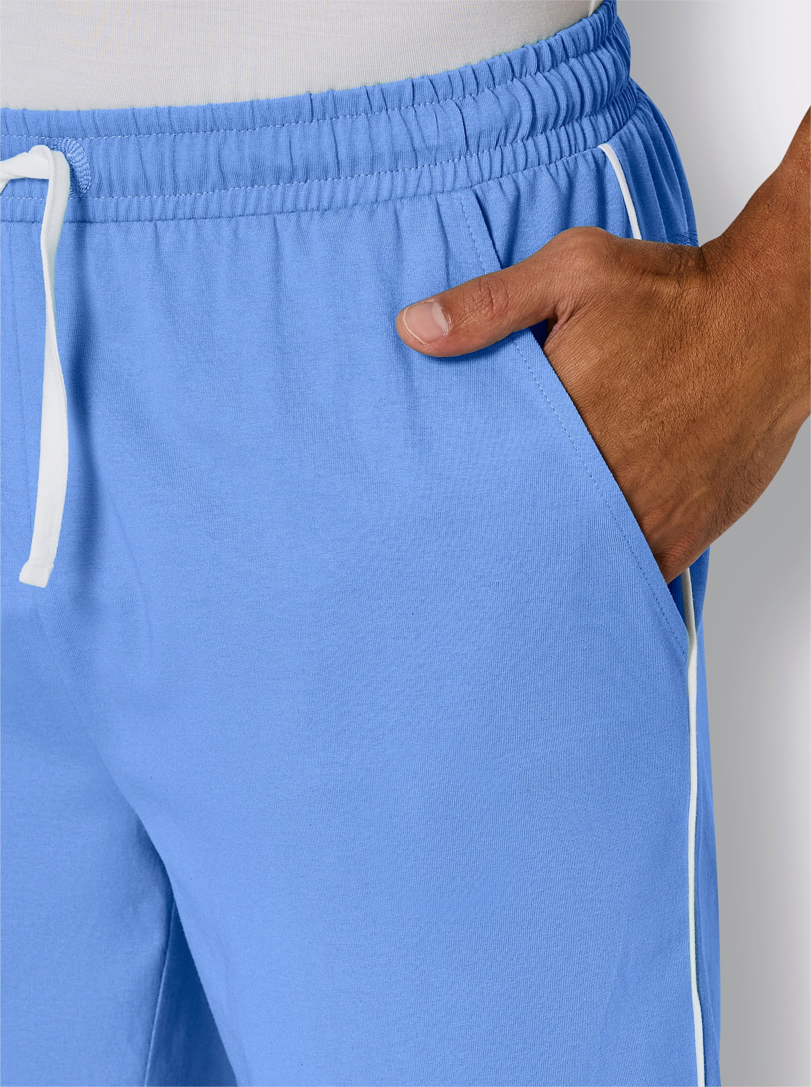 wäschepur men Hose kurz - mittelblau